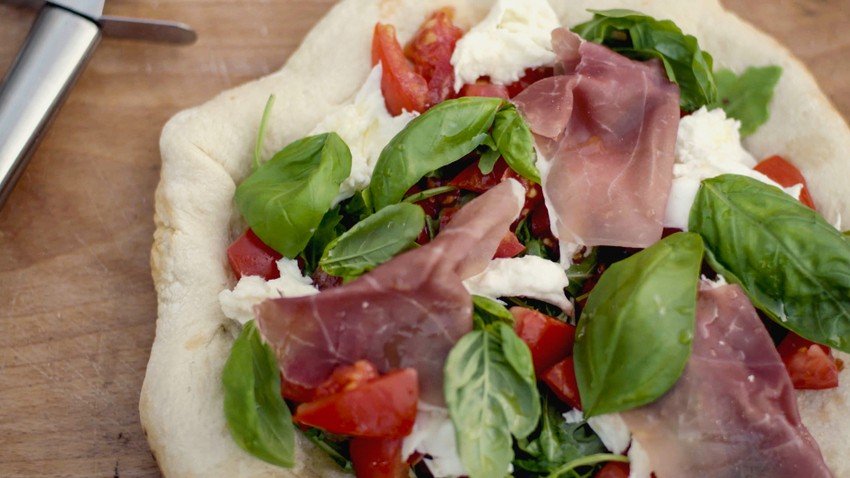 Sophie Grigson's Pizza Crudaiola Recipe | Food Network UK