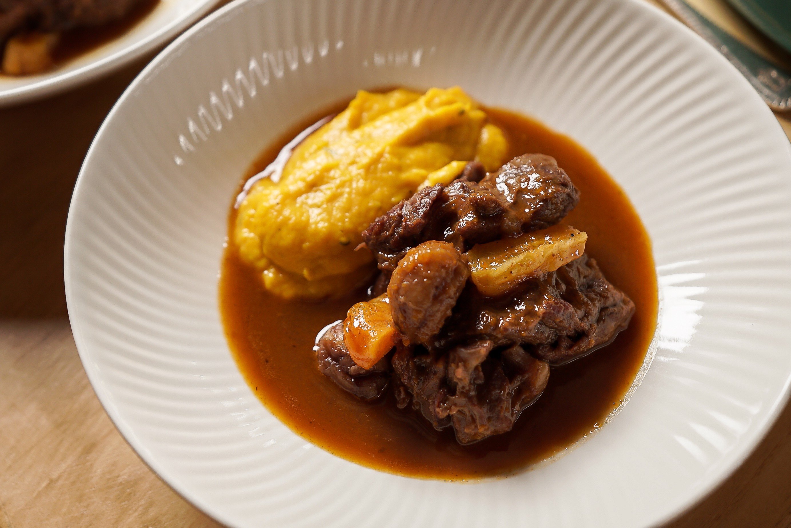 Michel Roux's Venison Stew with Chestnuts and Apricots Recipe | Food Network UK