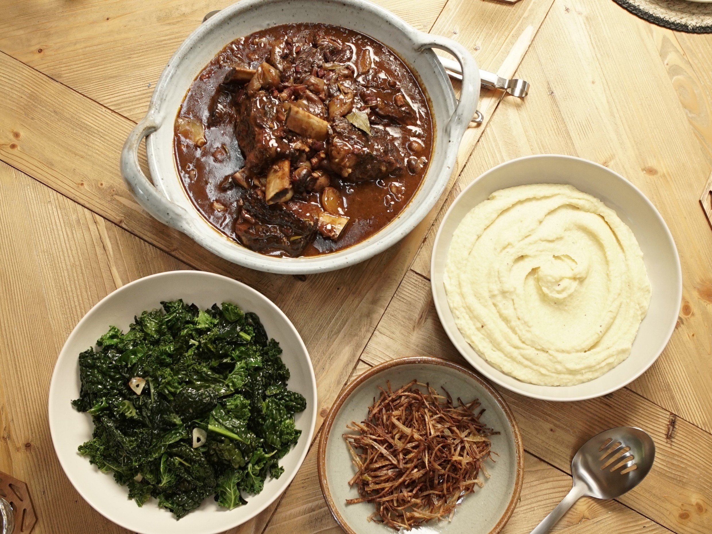 creamy celeriac and potato mash