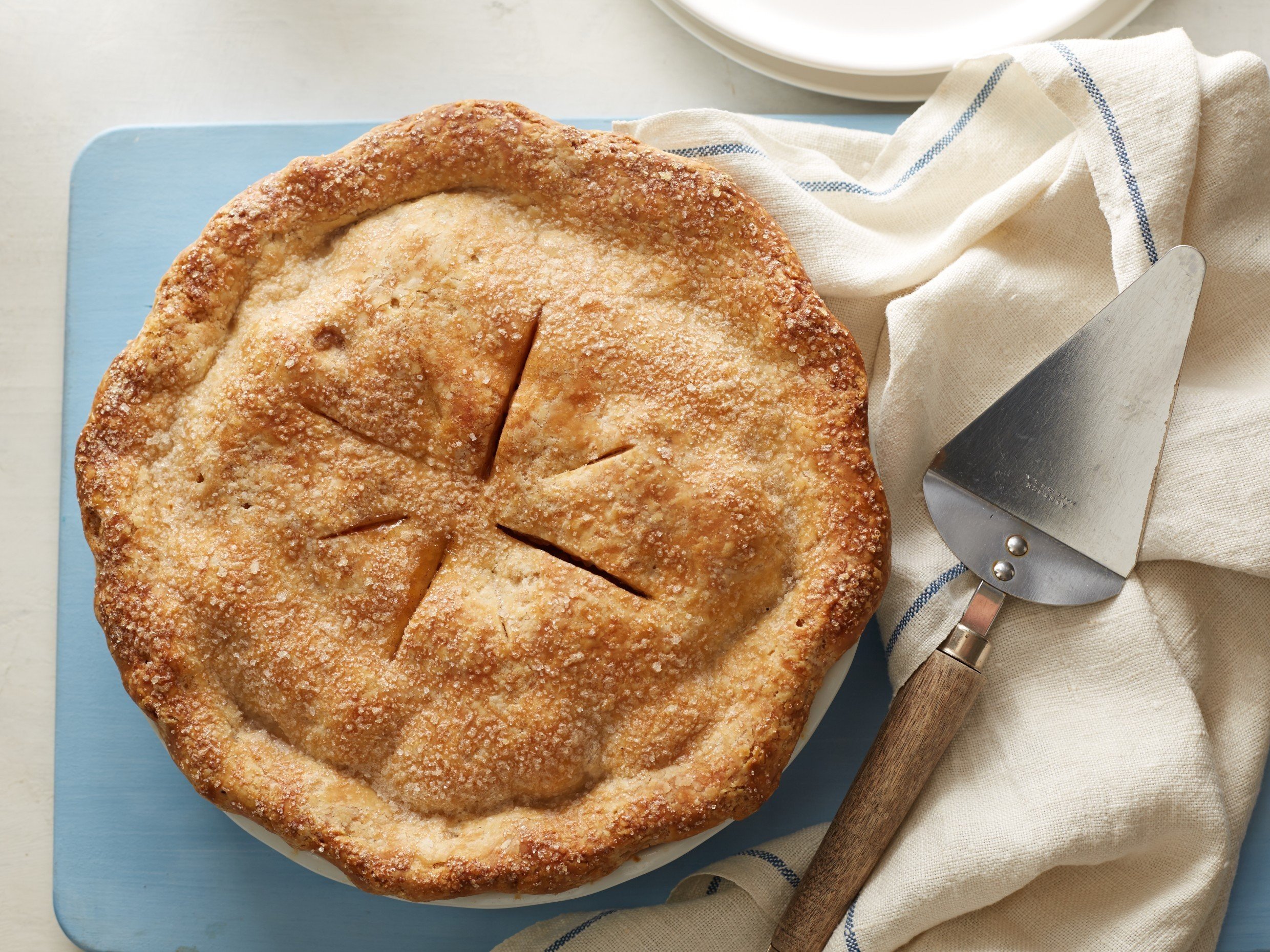 deep dish vegan apple pie