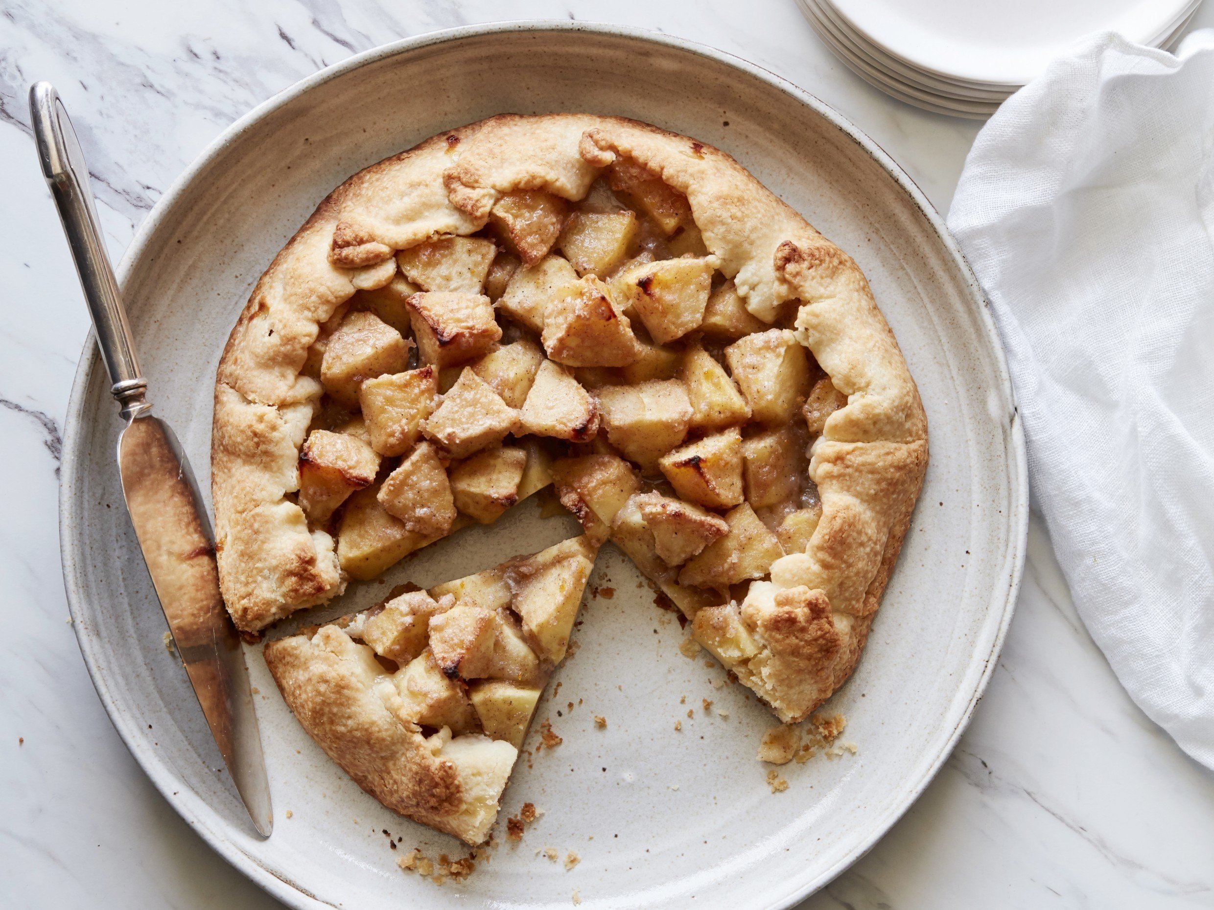 apple crostata