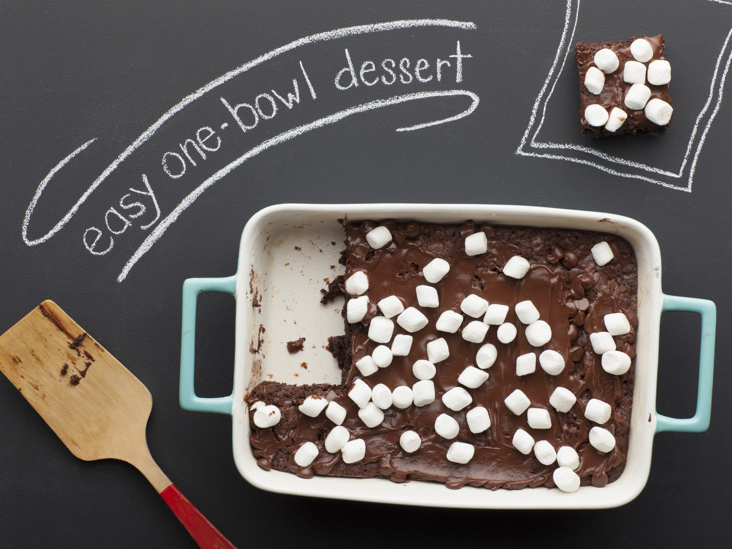 one bowl cocoa brownies