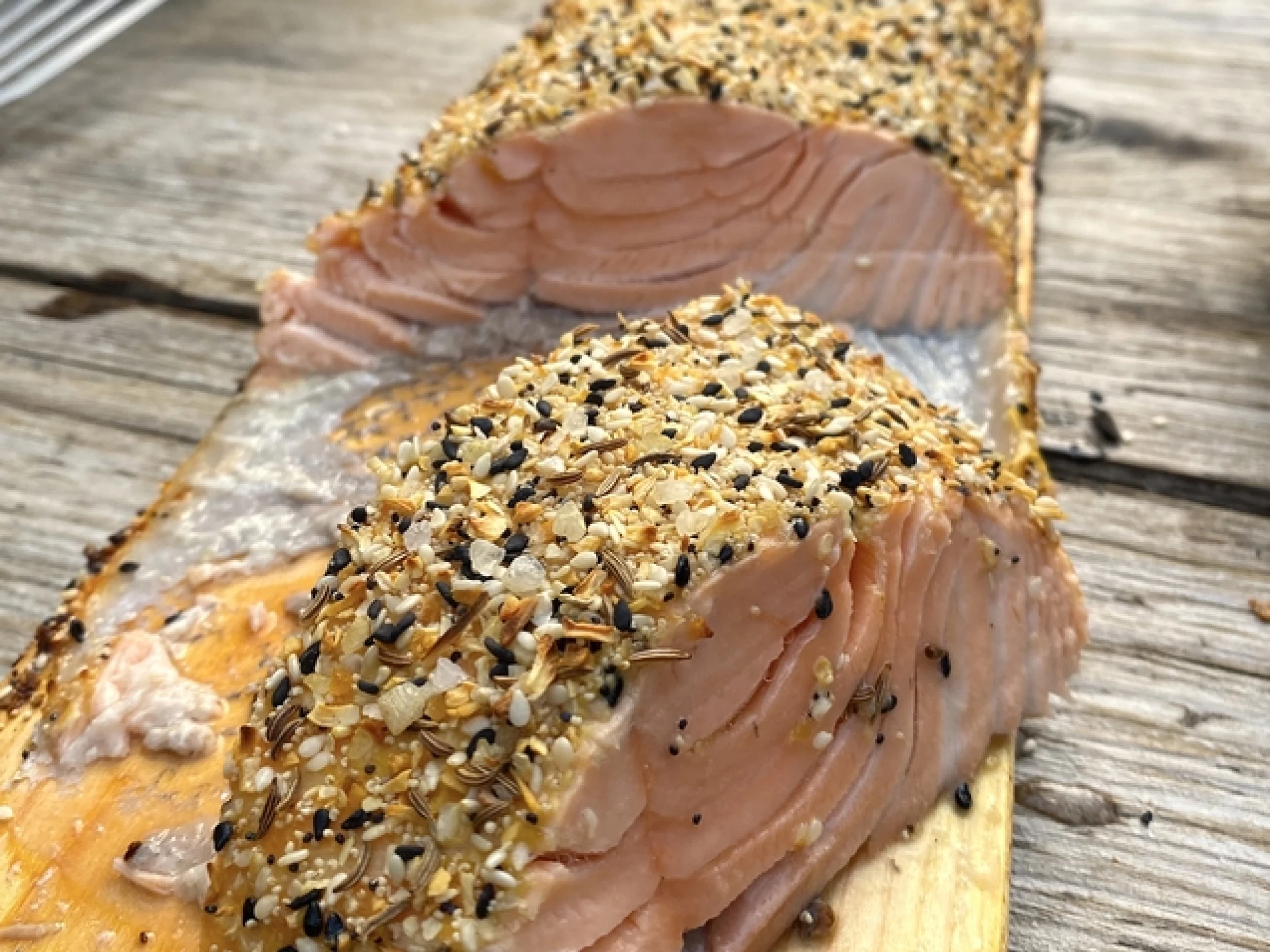 cedar plank salmon