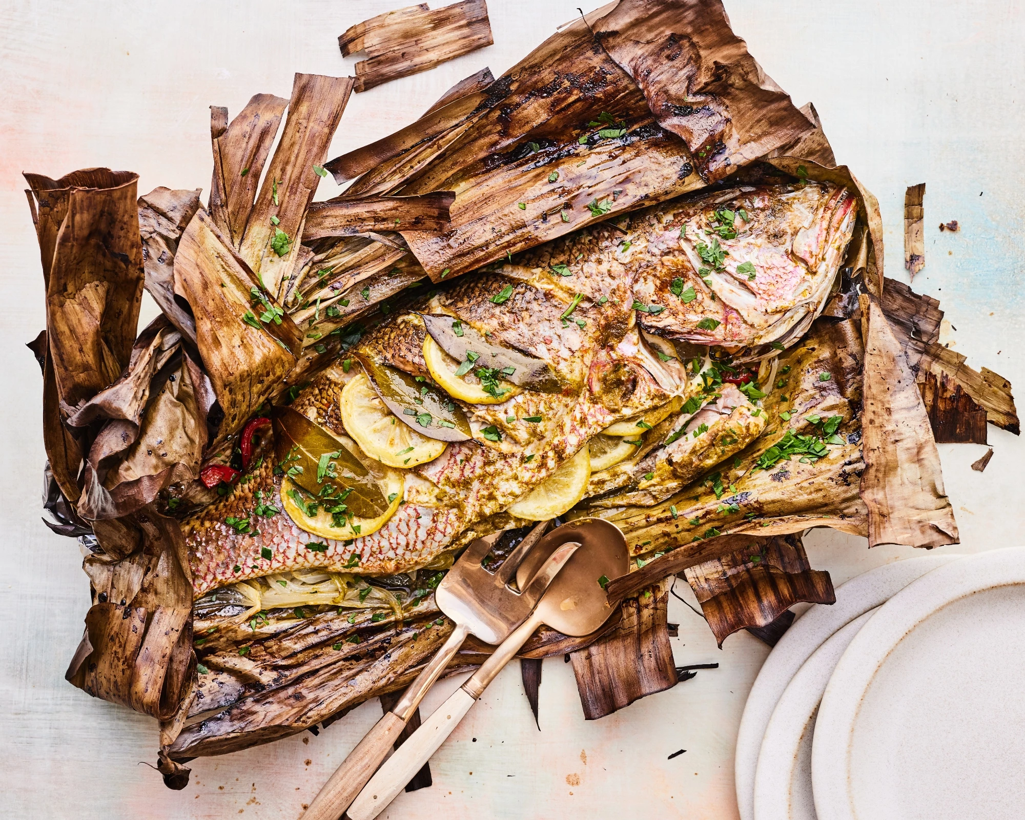 Griddled red snapper Recipe | Food Network UK