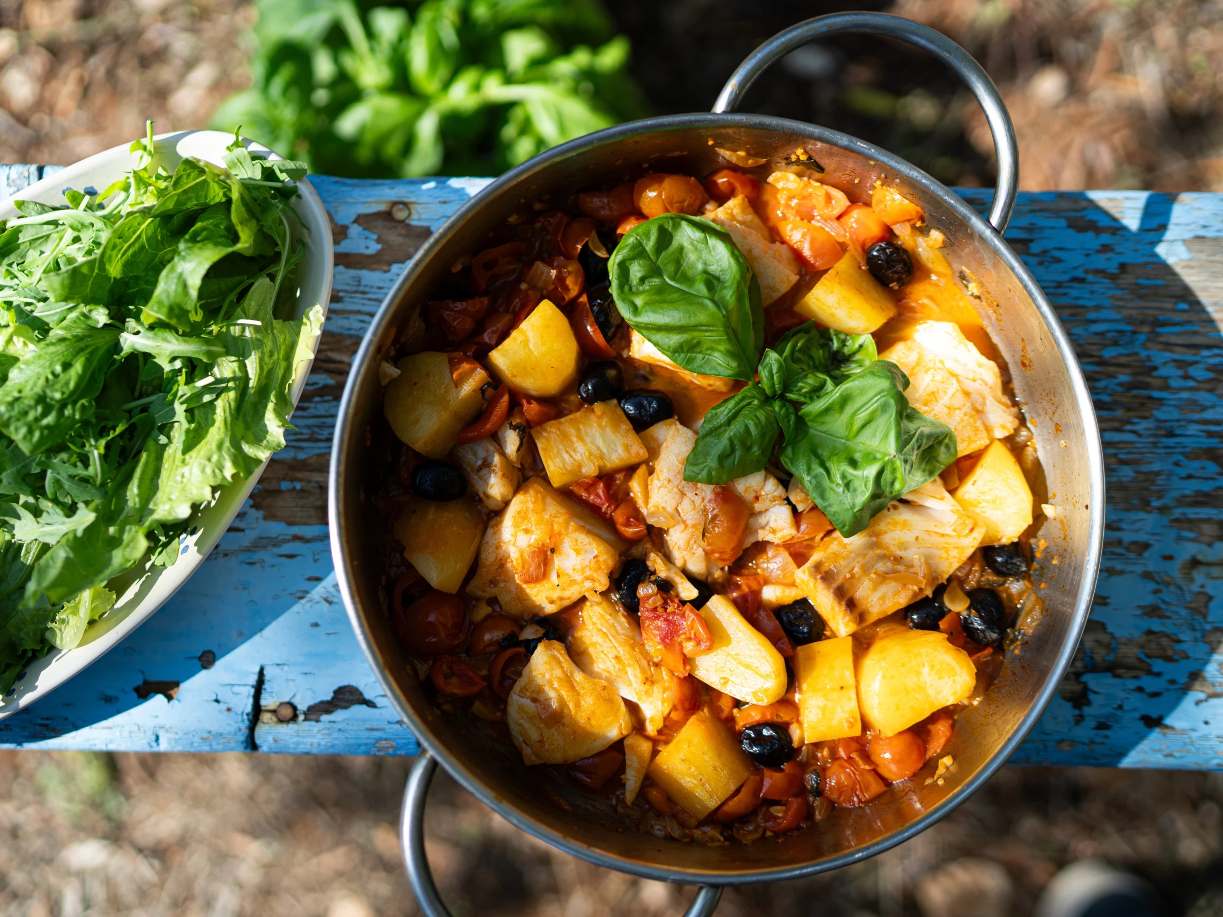 Sophie Grigson's Baccalà con Pomodoro e Olive