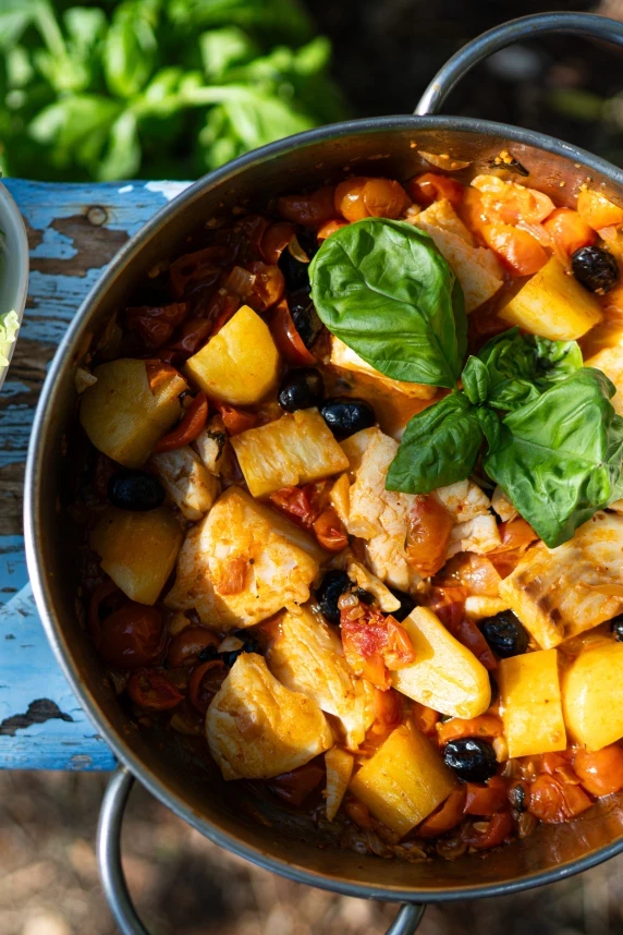 Sophie Grigson's Baccalà con Pomodoro e Olive