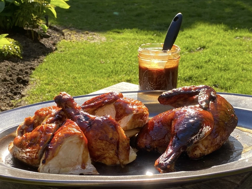 Barbecued Chicken Recipe | Food Network UK