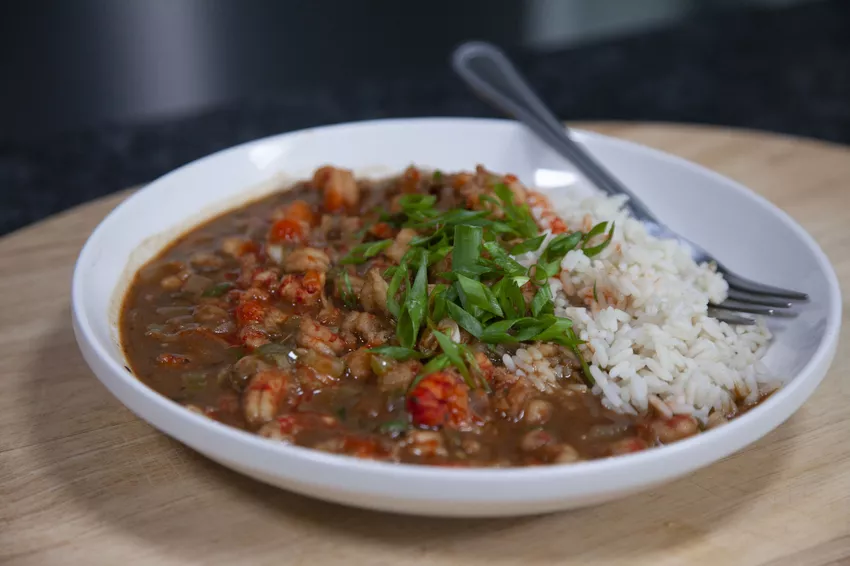 Darwell's crawfish etouffee Recipe | Food Network UK