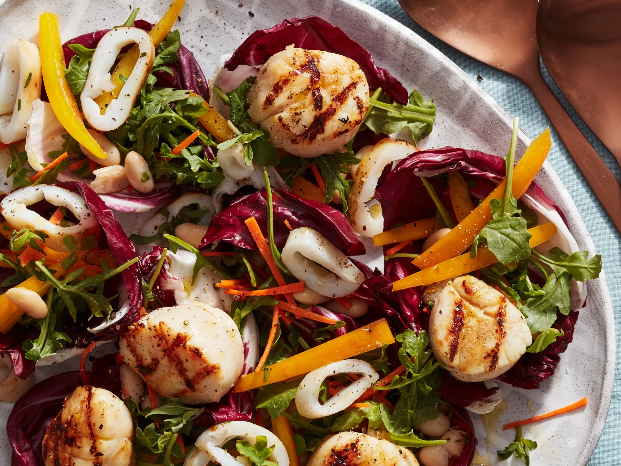 grilled seafood salad