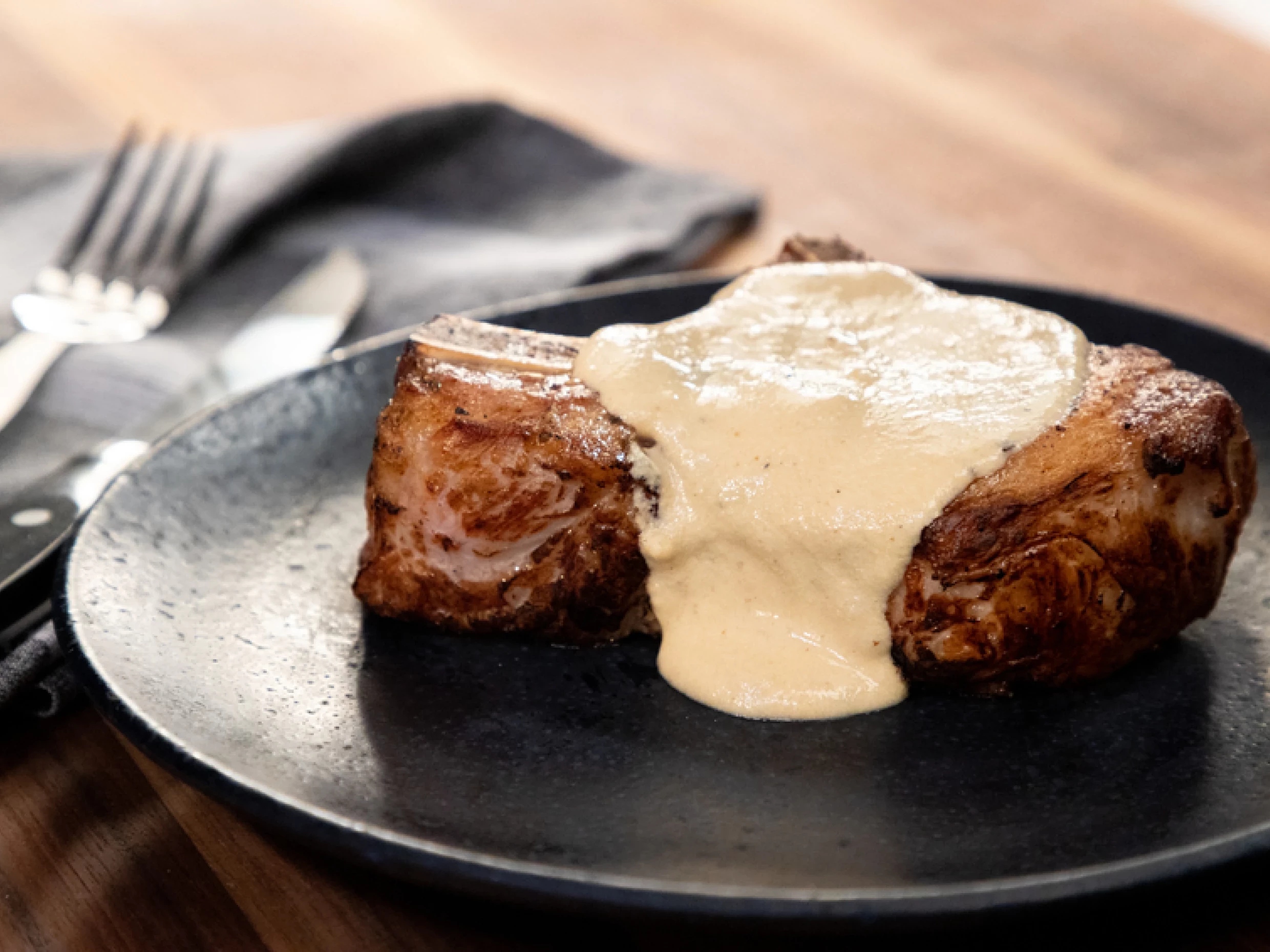 mustard pork cutlets