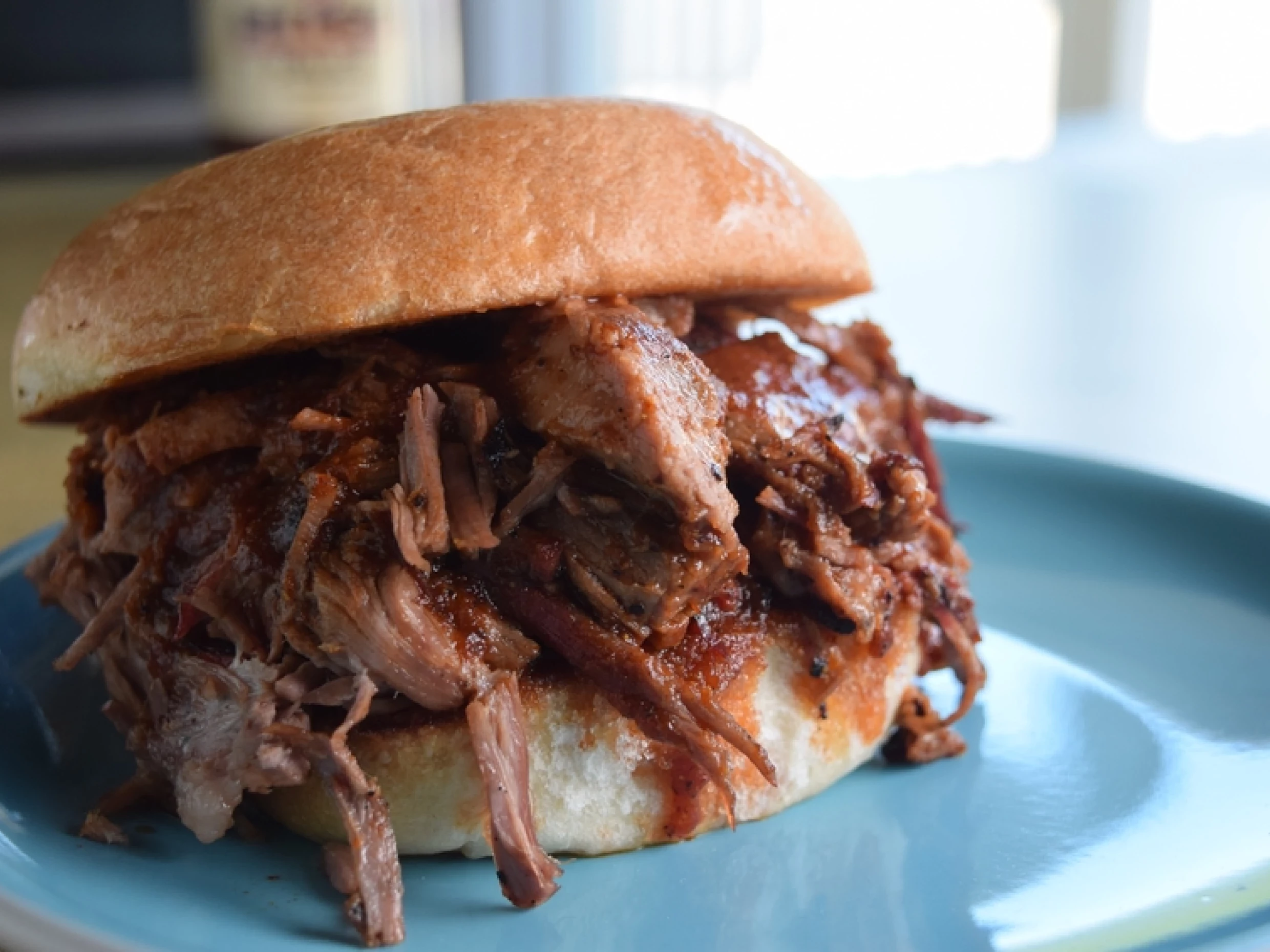 pulled brisket sandwiches