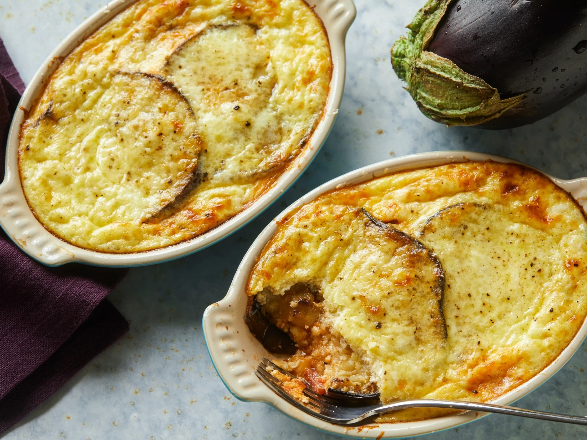 aubergine gratin