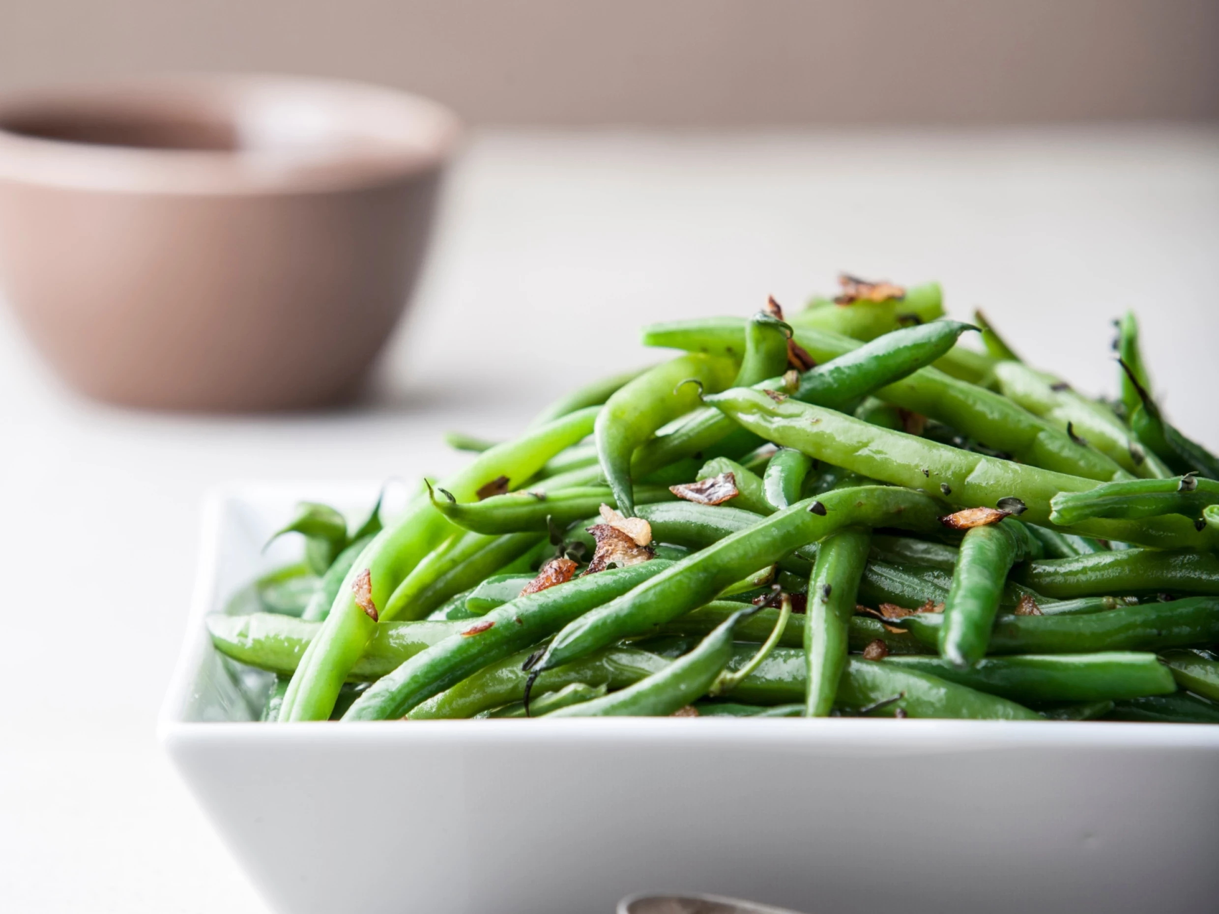 roasted green beans