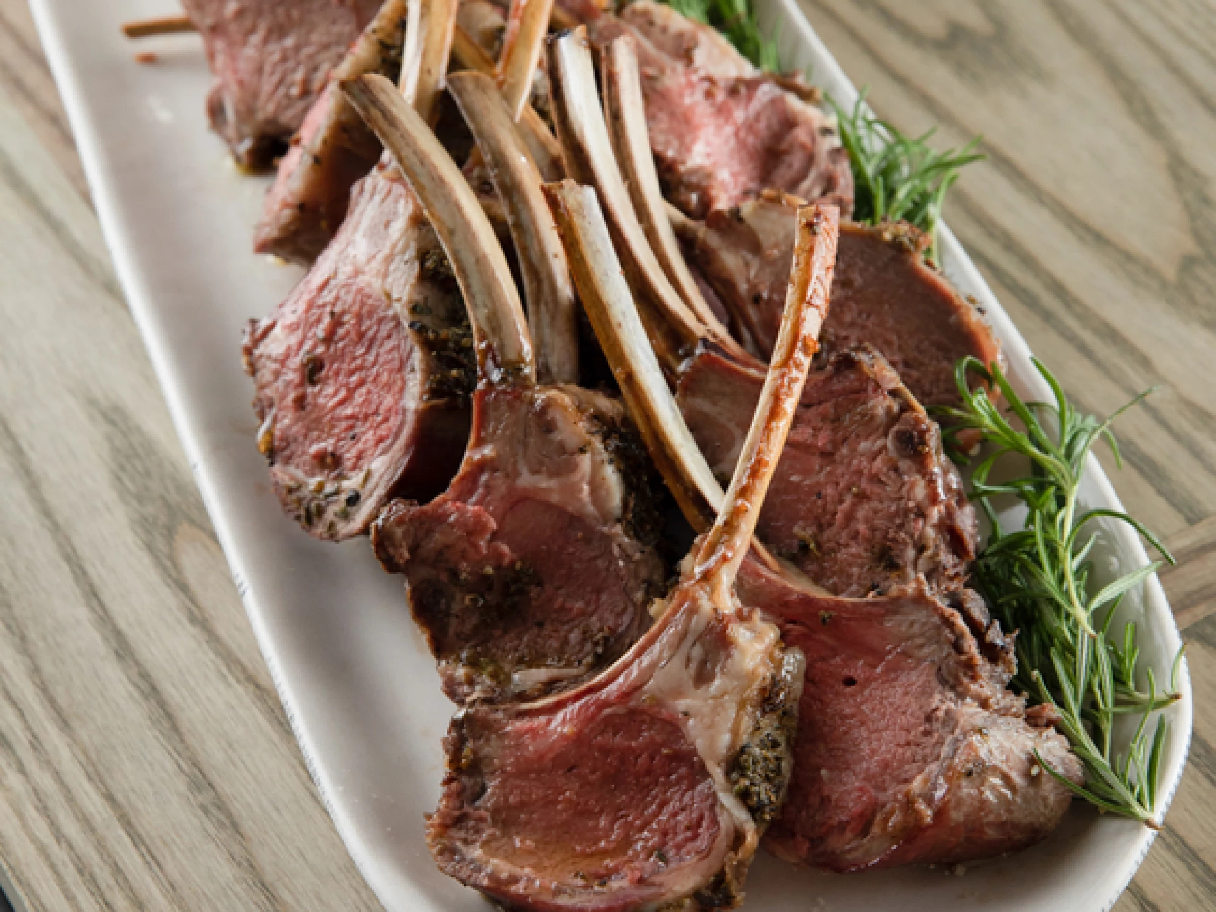 crispy rack of lamb