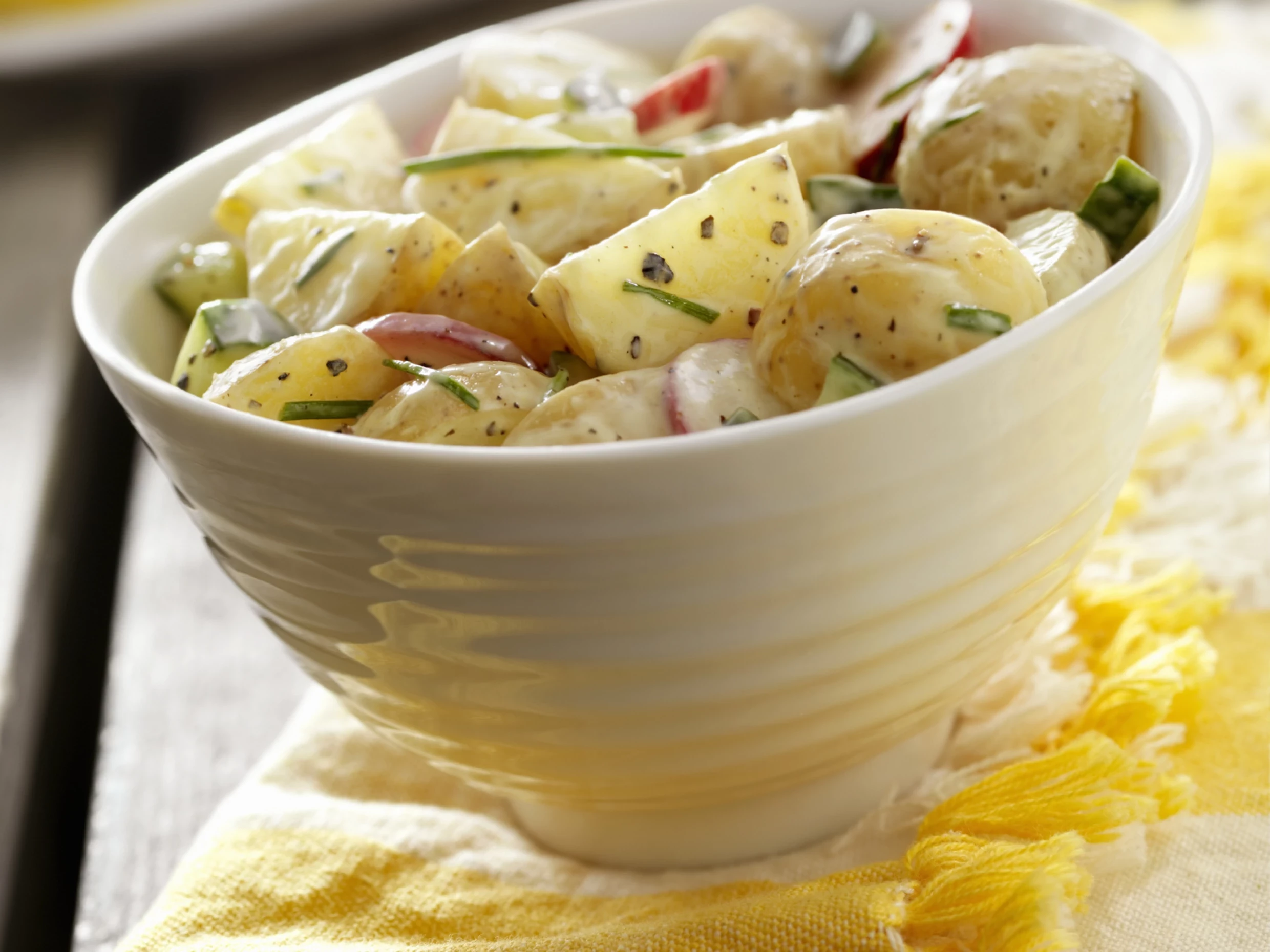 Picnic potato and chicken salad