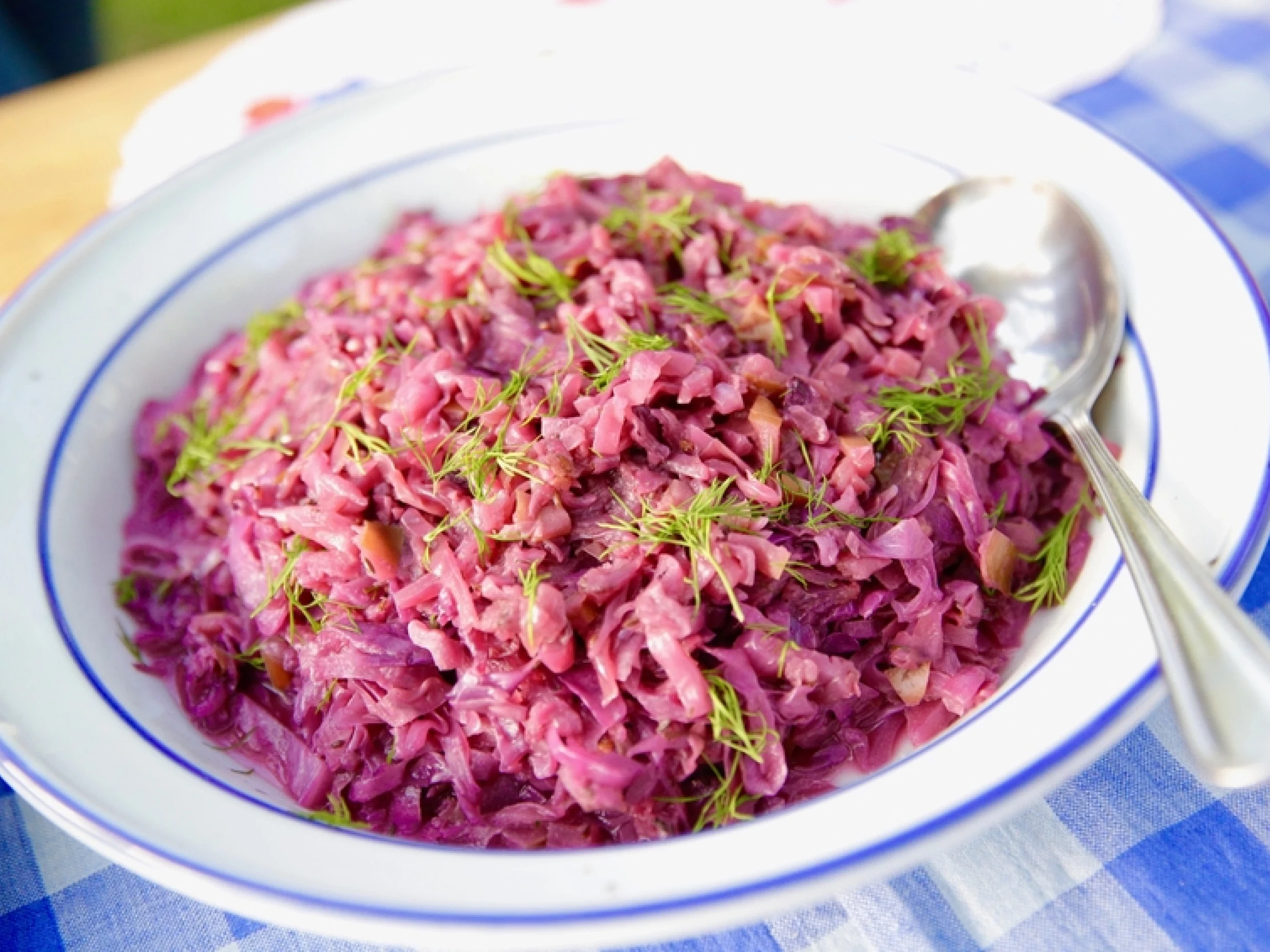 braised red cabbage