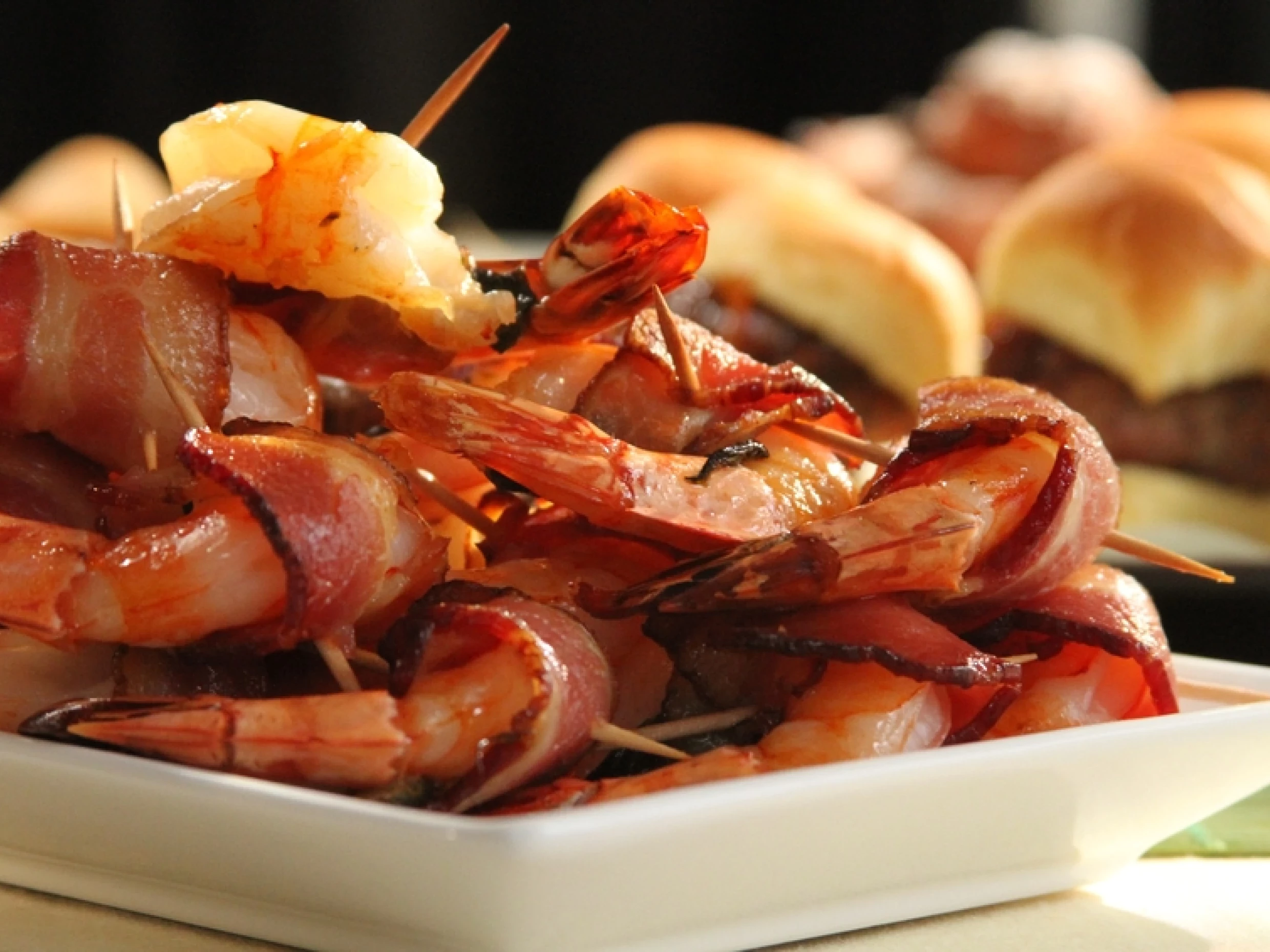 bacon prawns