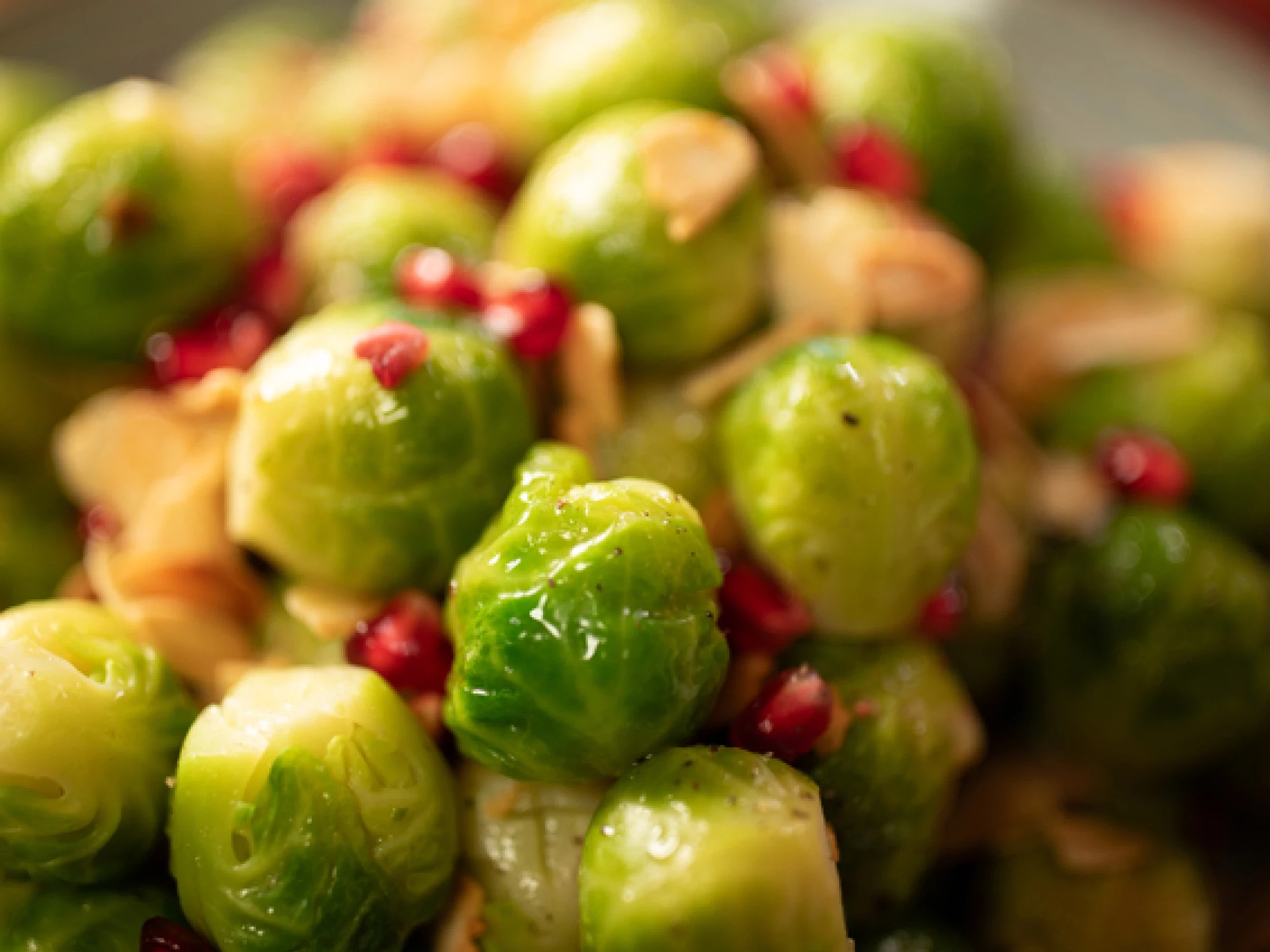Marcus Wareing's brussels sprouts sprinkled with almonds