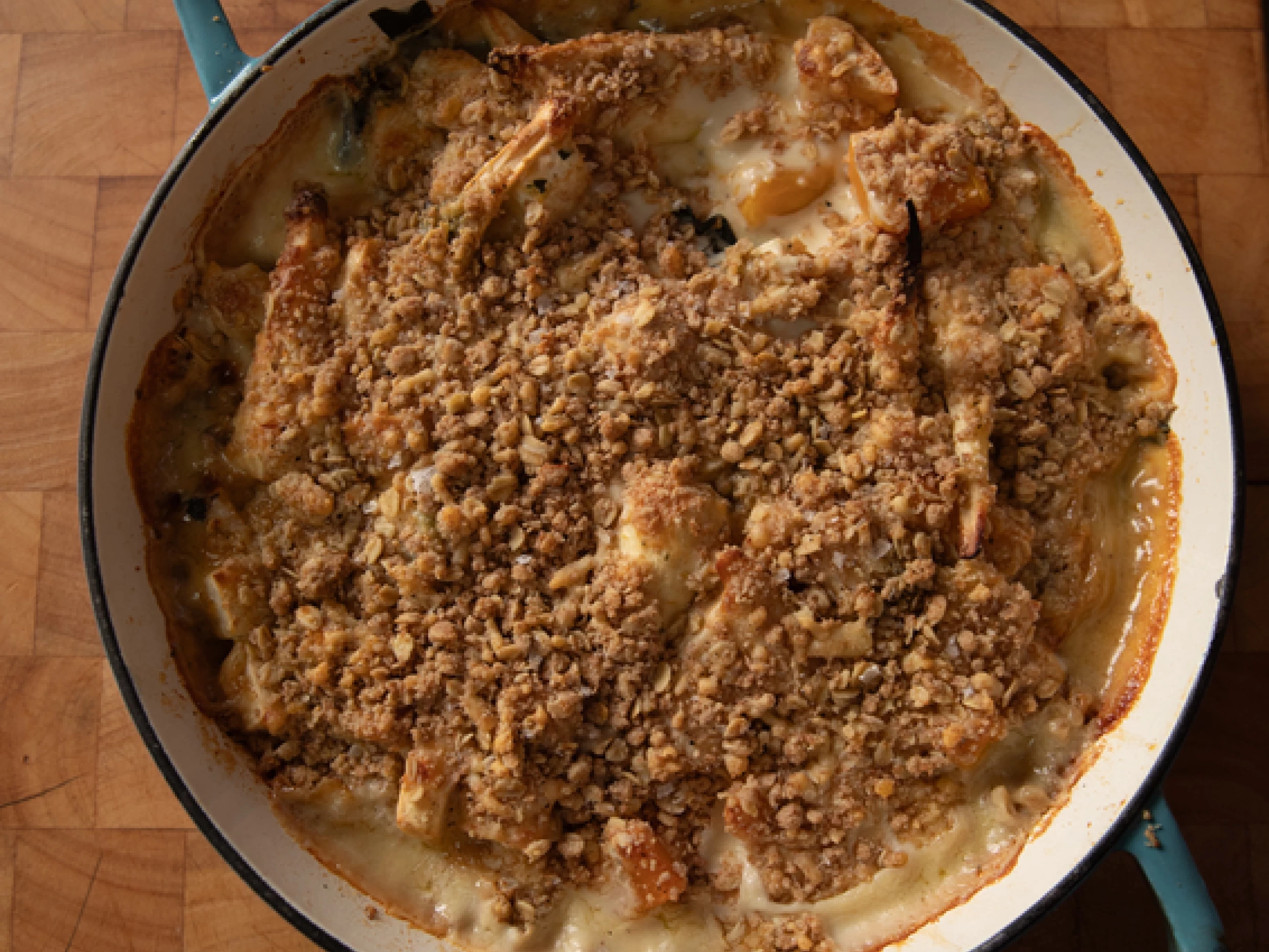 Marcus Wareing's Parsnip and Horseradish Crumble