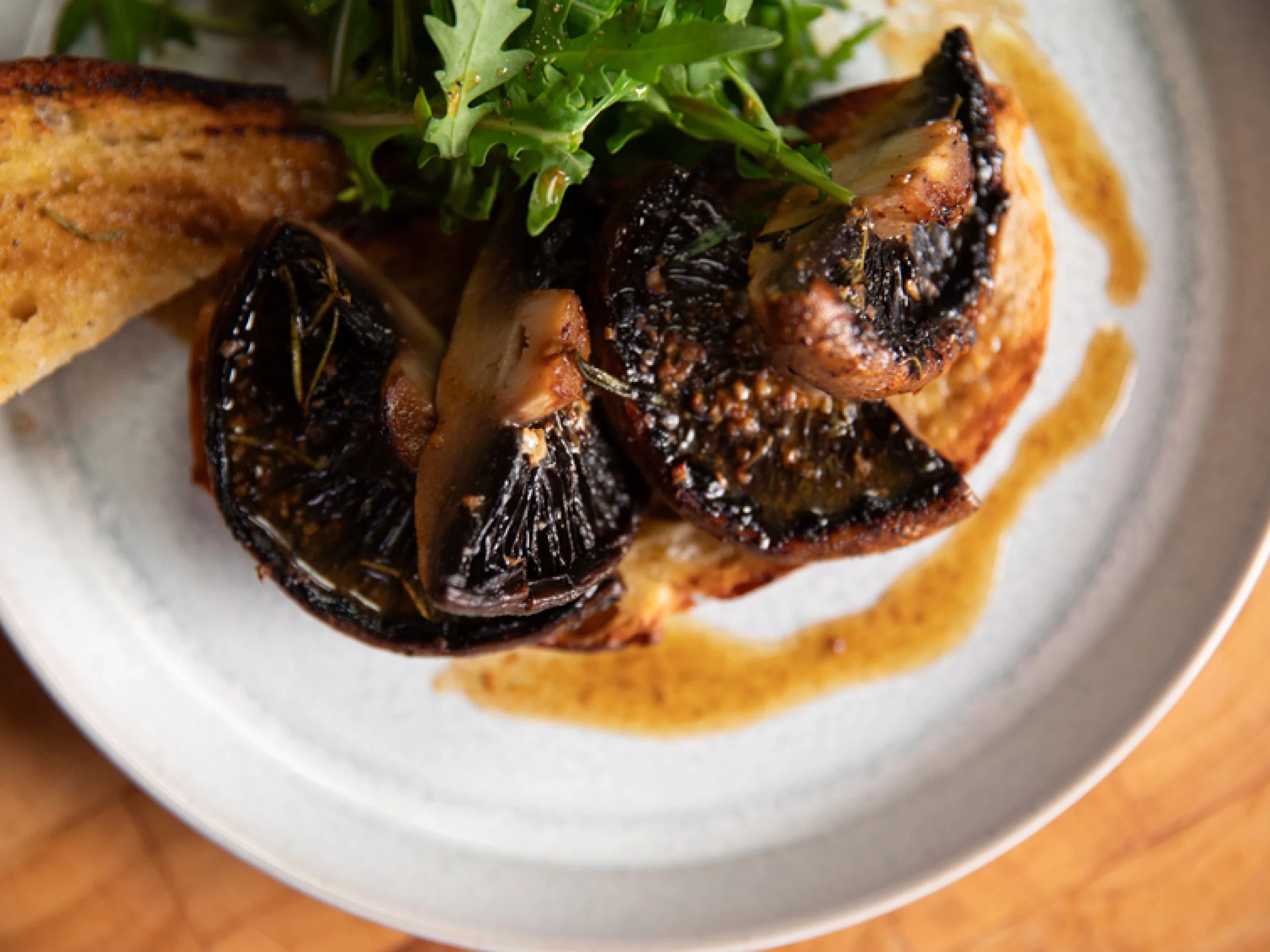 Marcus Wareing's mushroom on toast