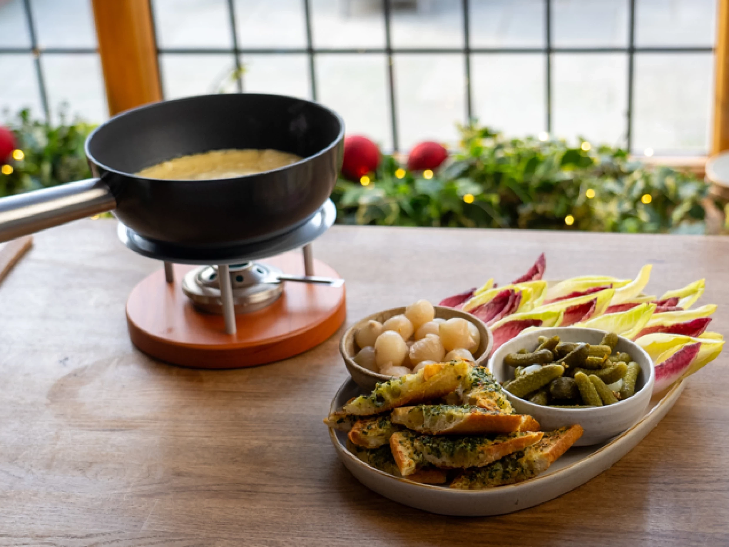 christmas cheese fondue