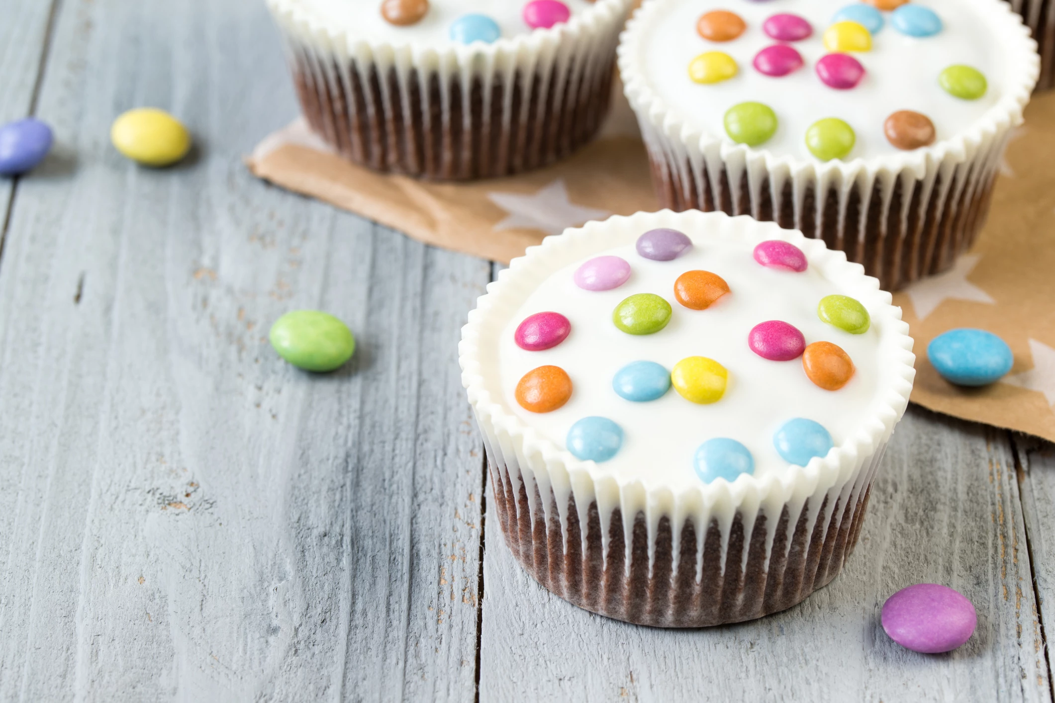 Smartie Chocolate Cupcakes Recipe Food Network UK smartie-chocolate-cupcakes-recipe-food-network-uk