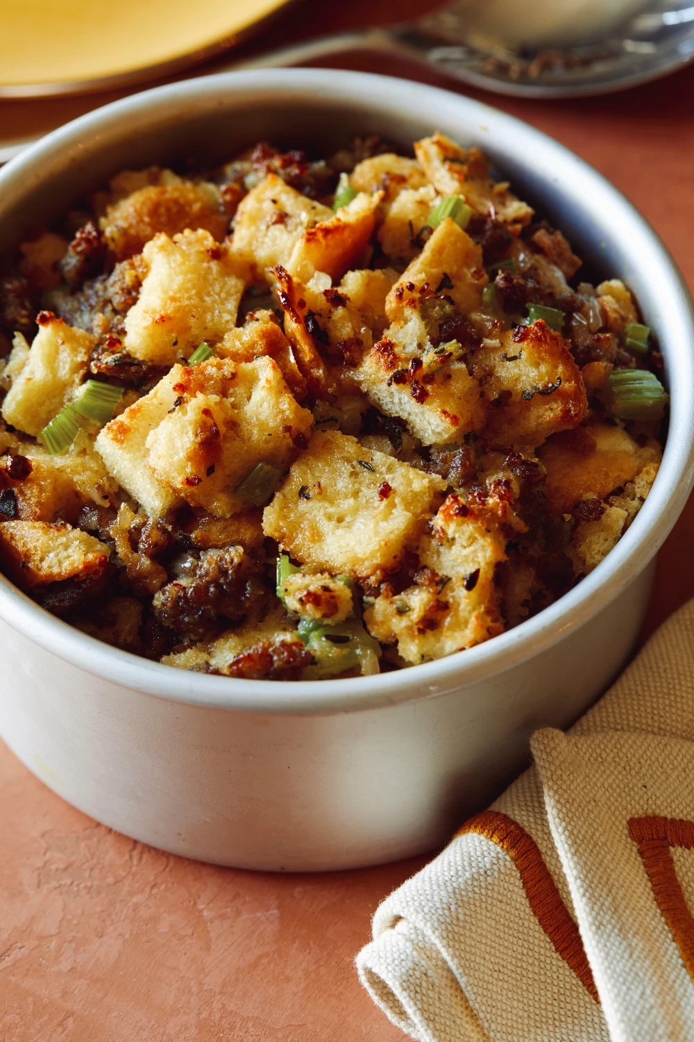 Air Fryer Sausage Stuffing Recipe | Food Network UK