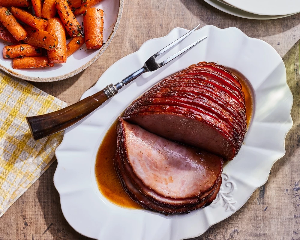 Air Fryer Brown Sugar Ham Recipe | Food Network UK