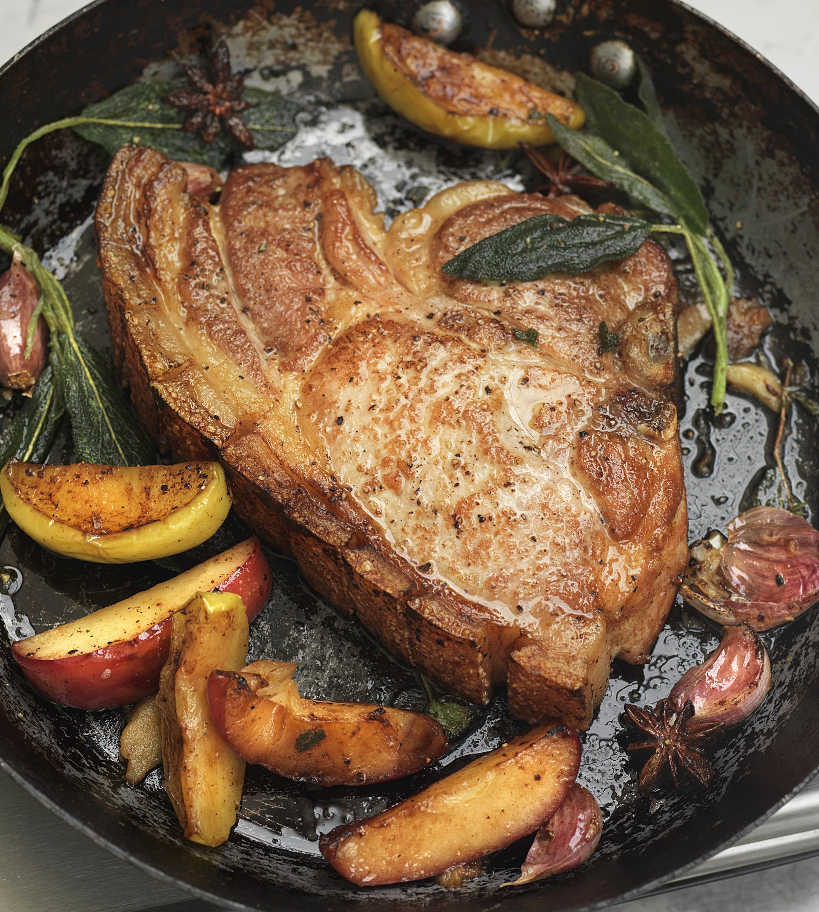 Apple Ginger Pork Chops Recipe Food Network UK