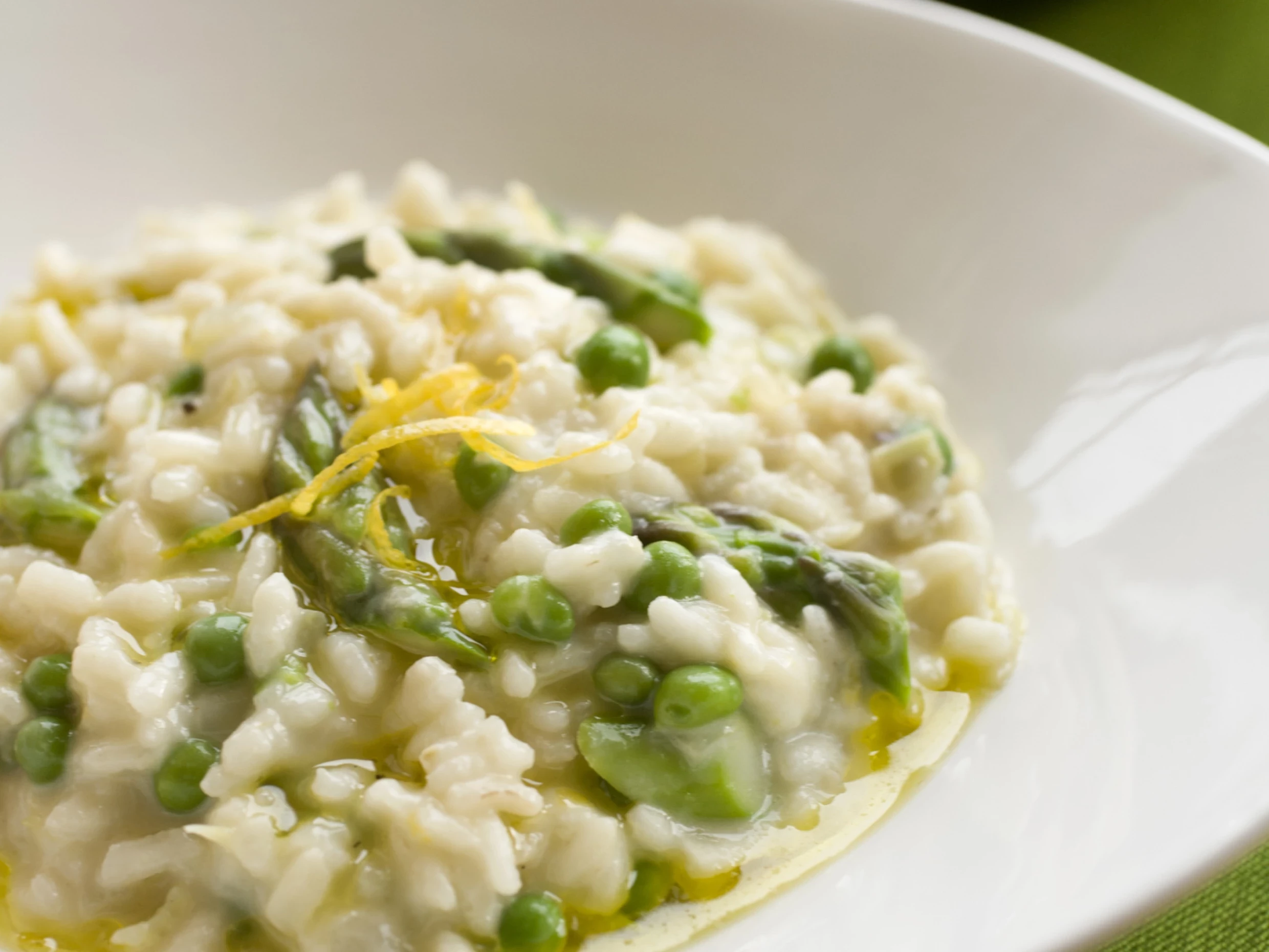 spring green risotto
