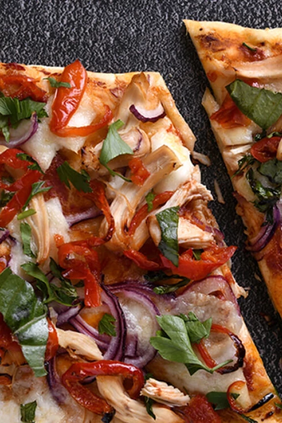 peppadew rustic pizza