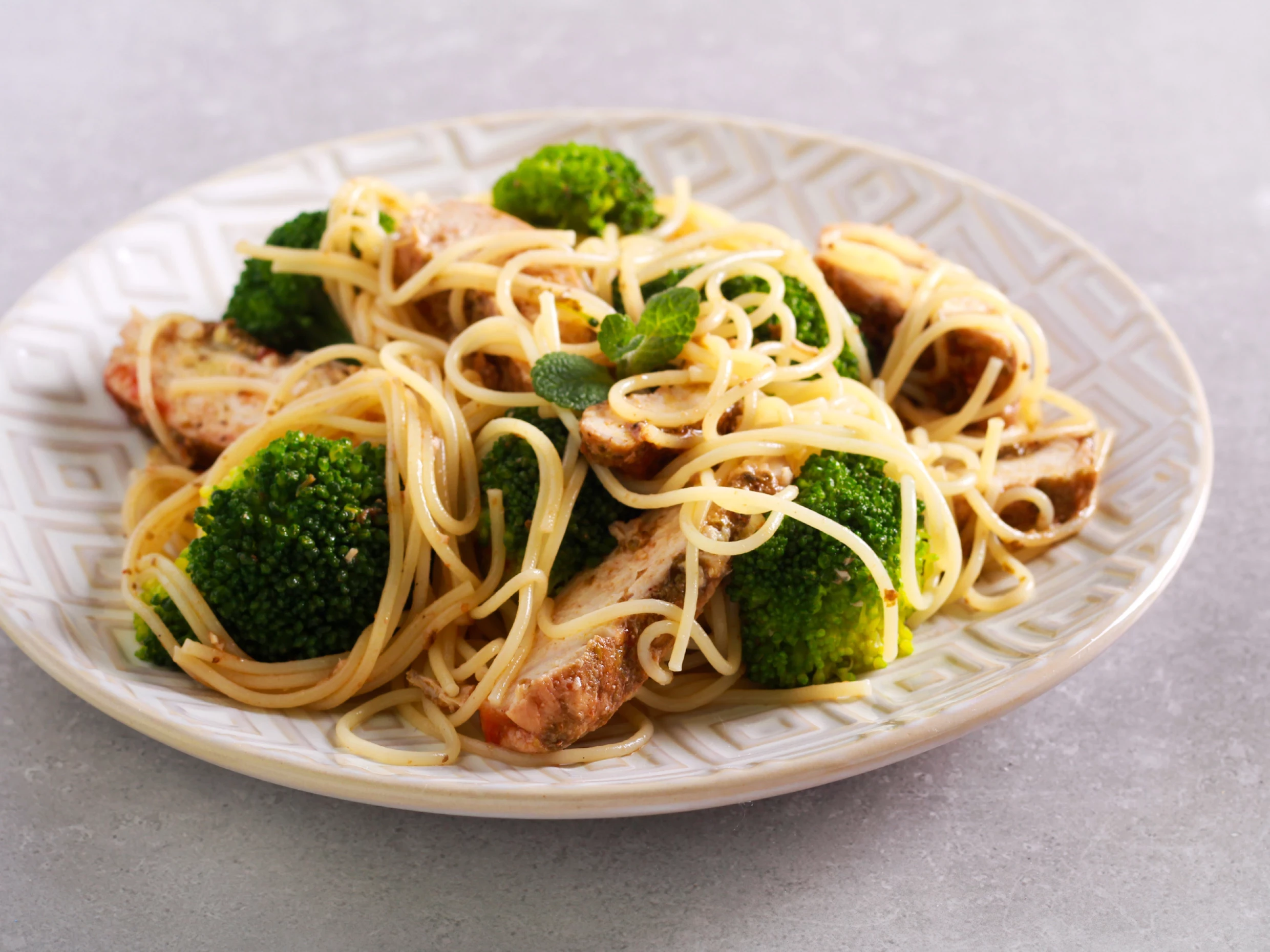 Chicken and broccoli rabe