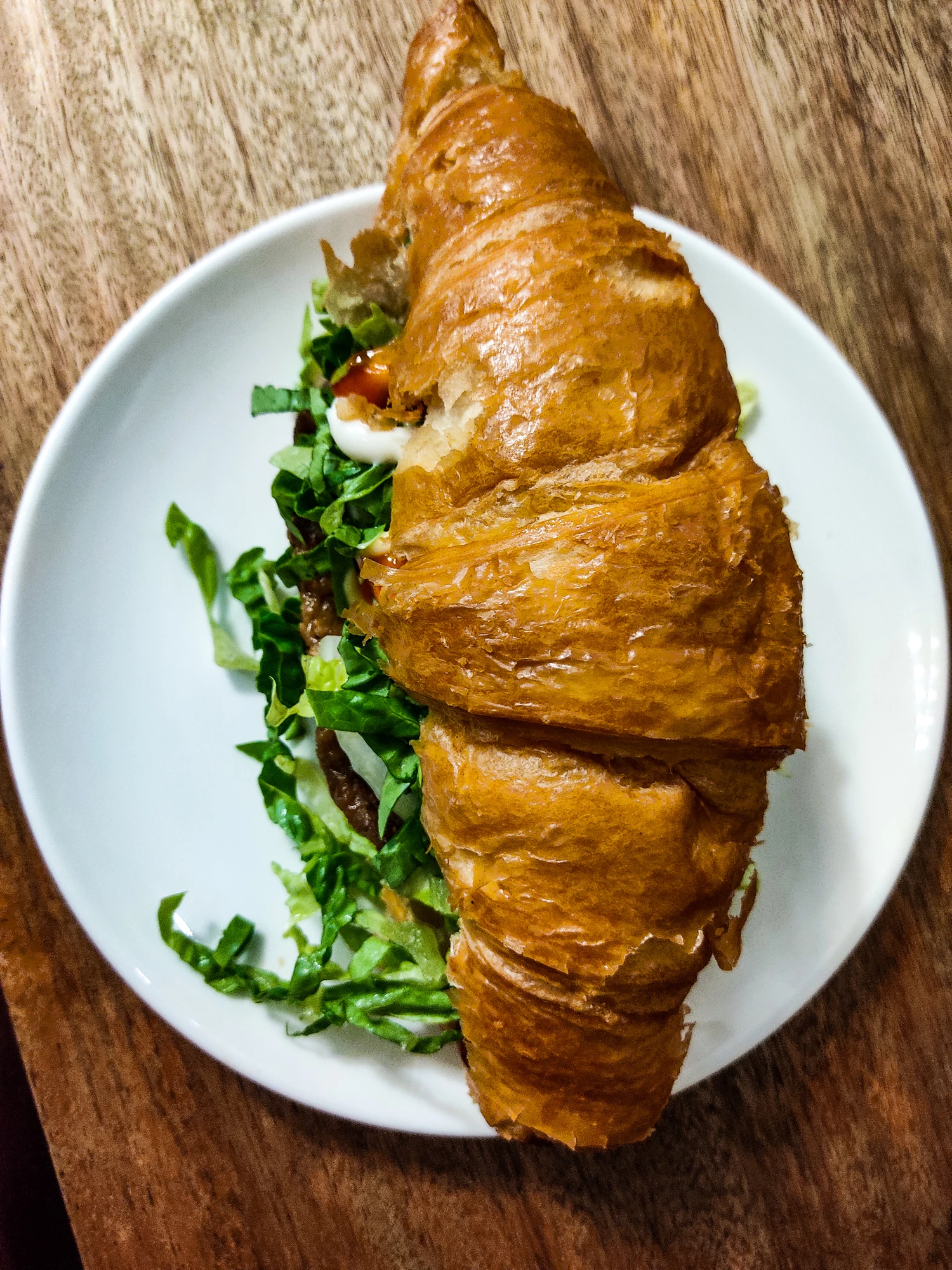 Acadian-Style Crab Salad on Croissants