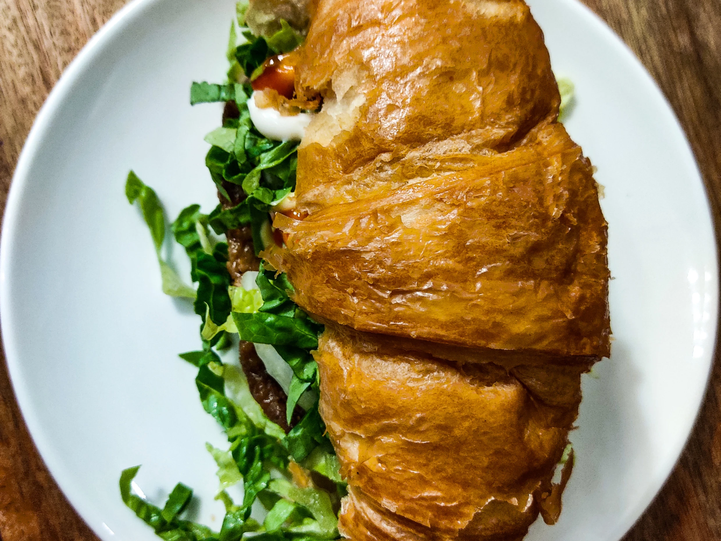 crab salad croissant