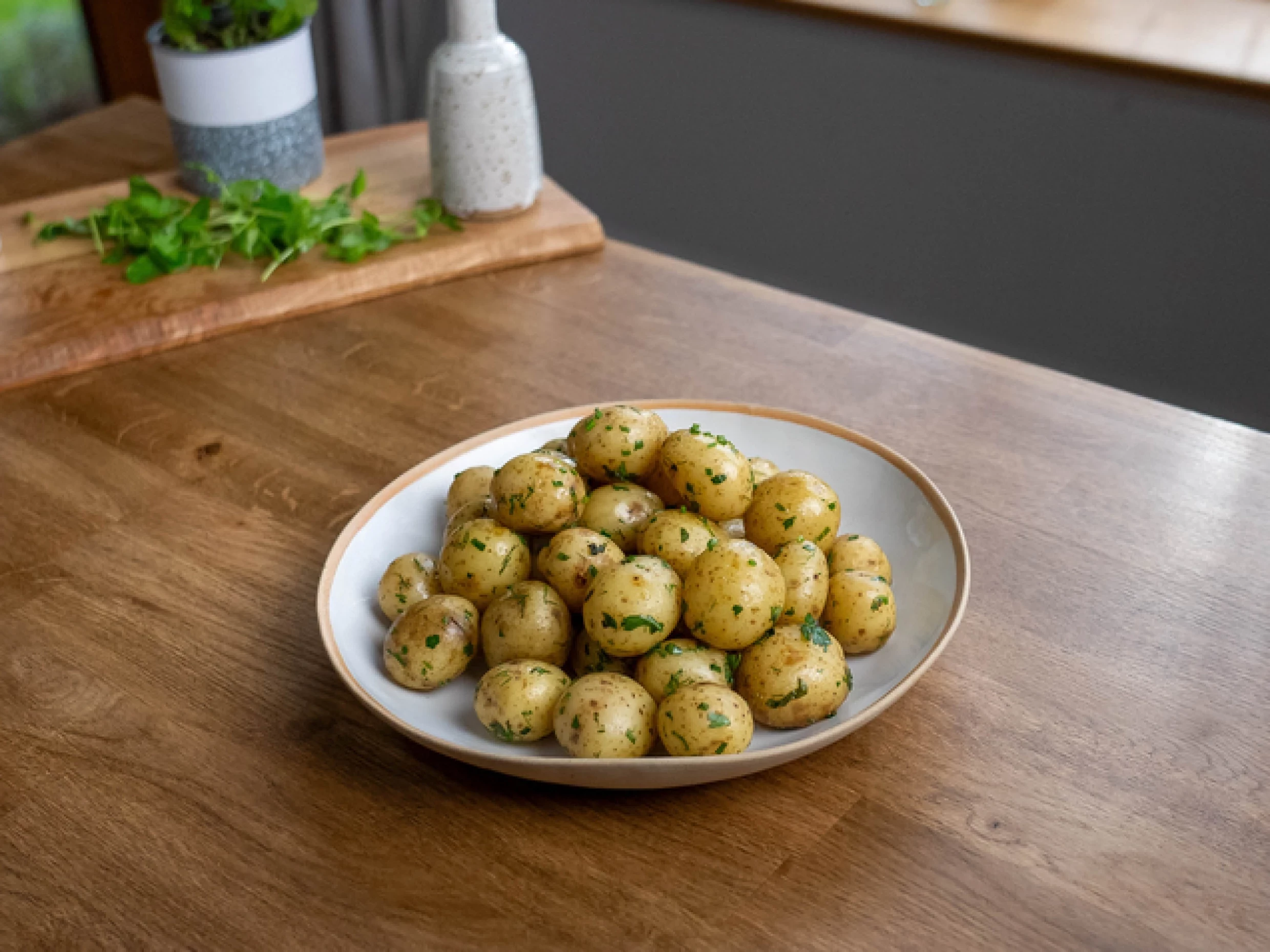 herby new potatoes