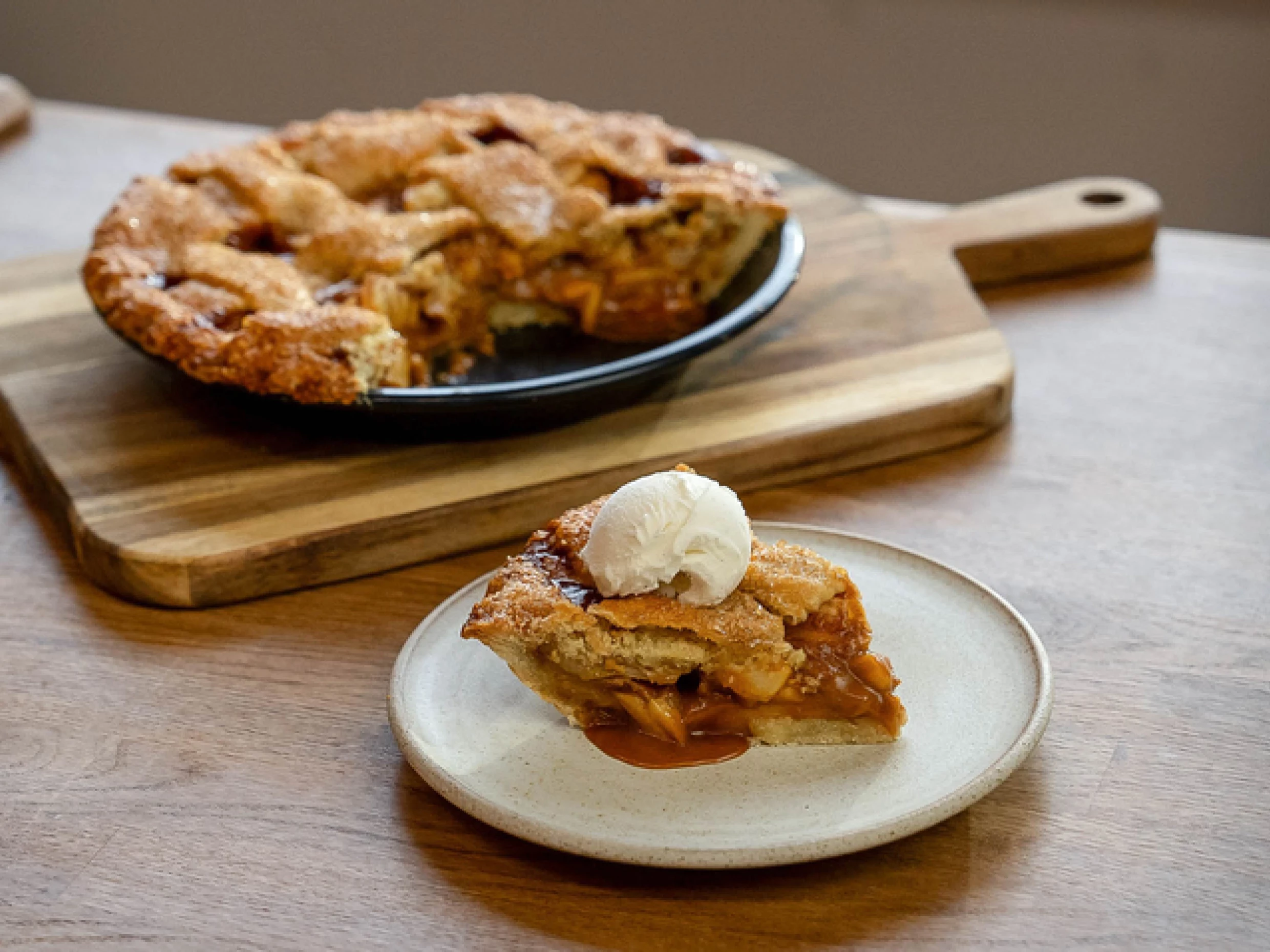 salted caramel apple pie