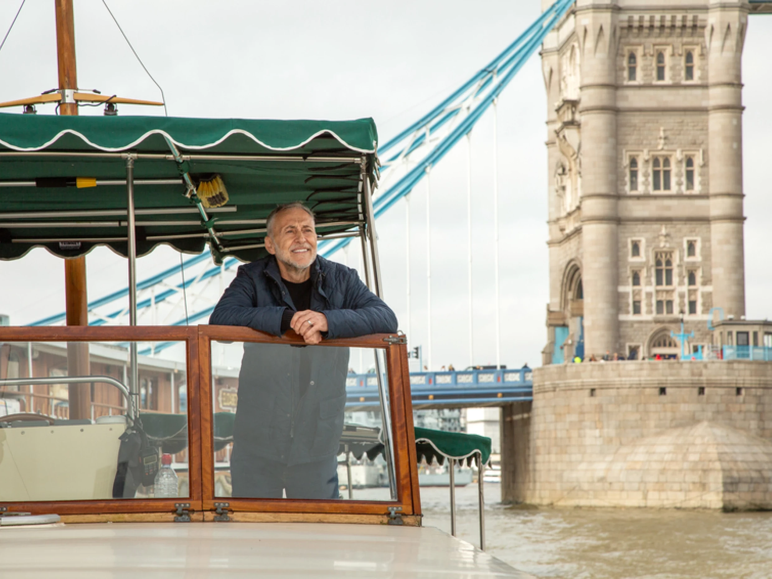 Michel Roux Jr sailing down the Themes
