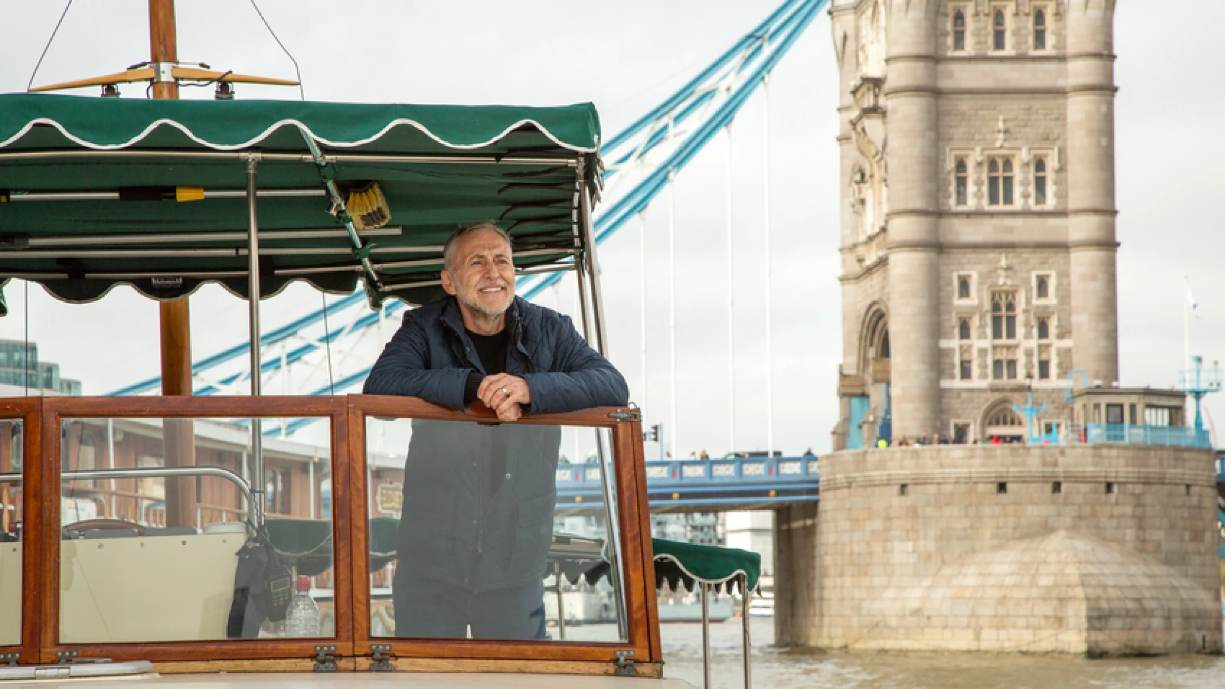 Michel Roux Jr sailing down the Themes