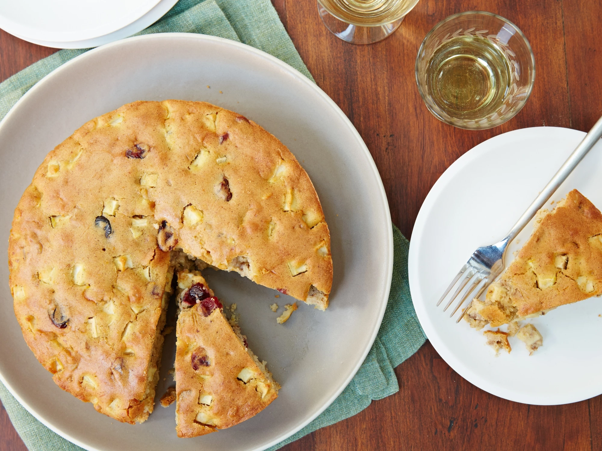 Apple and Walnut Torta Recipe | Food Network UK