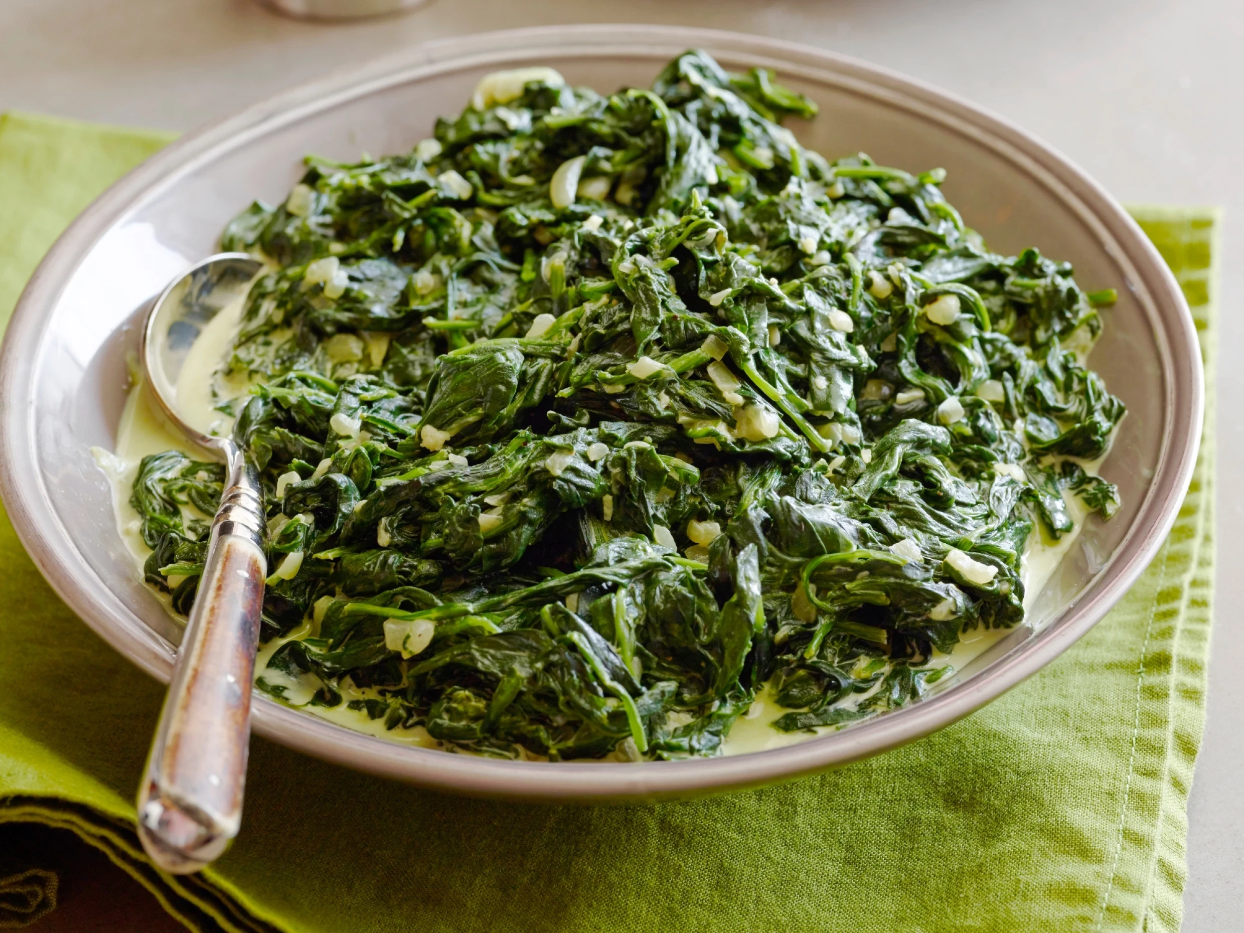 tyler florence creamed spinach