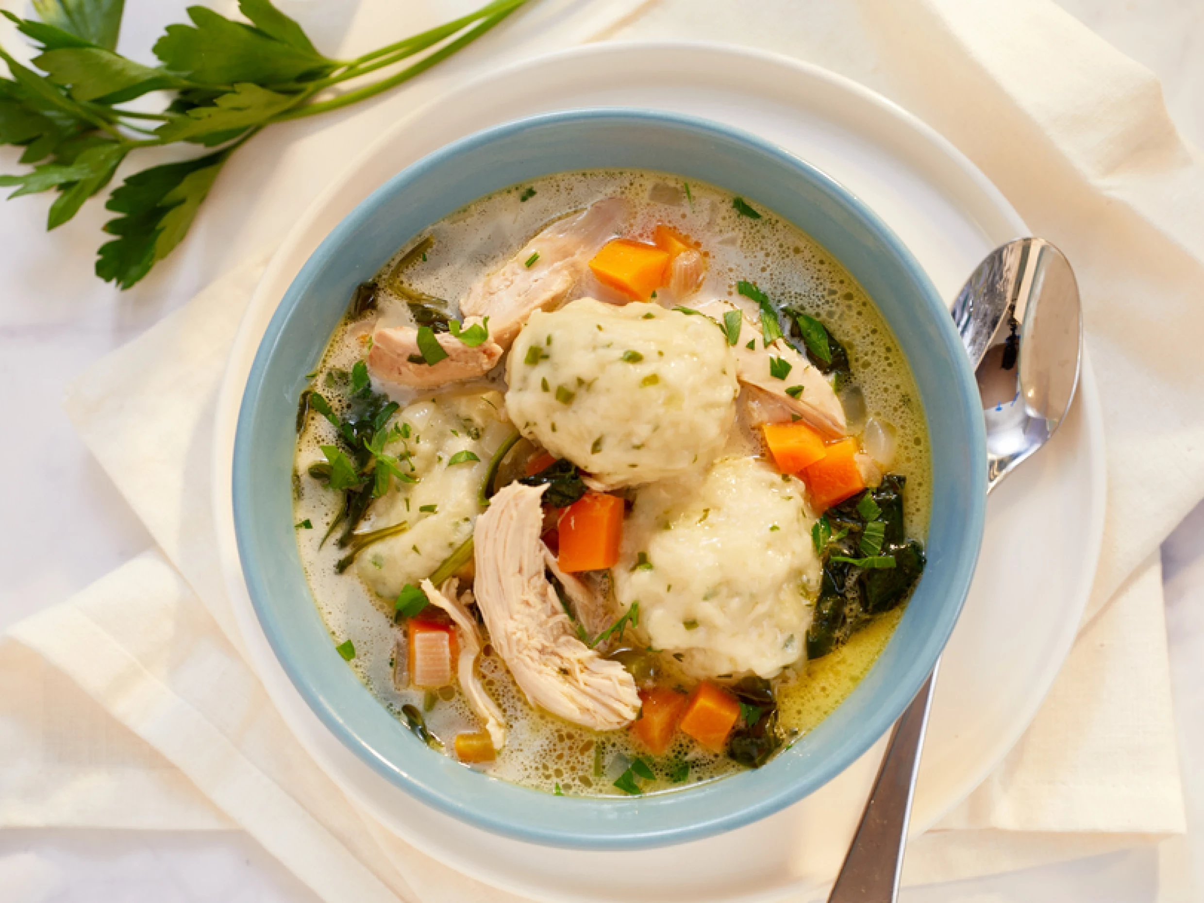 herby chicken and dumplings