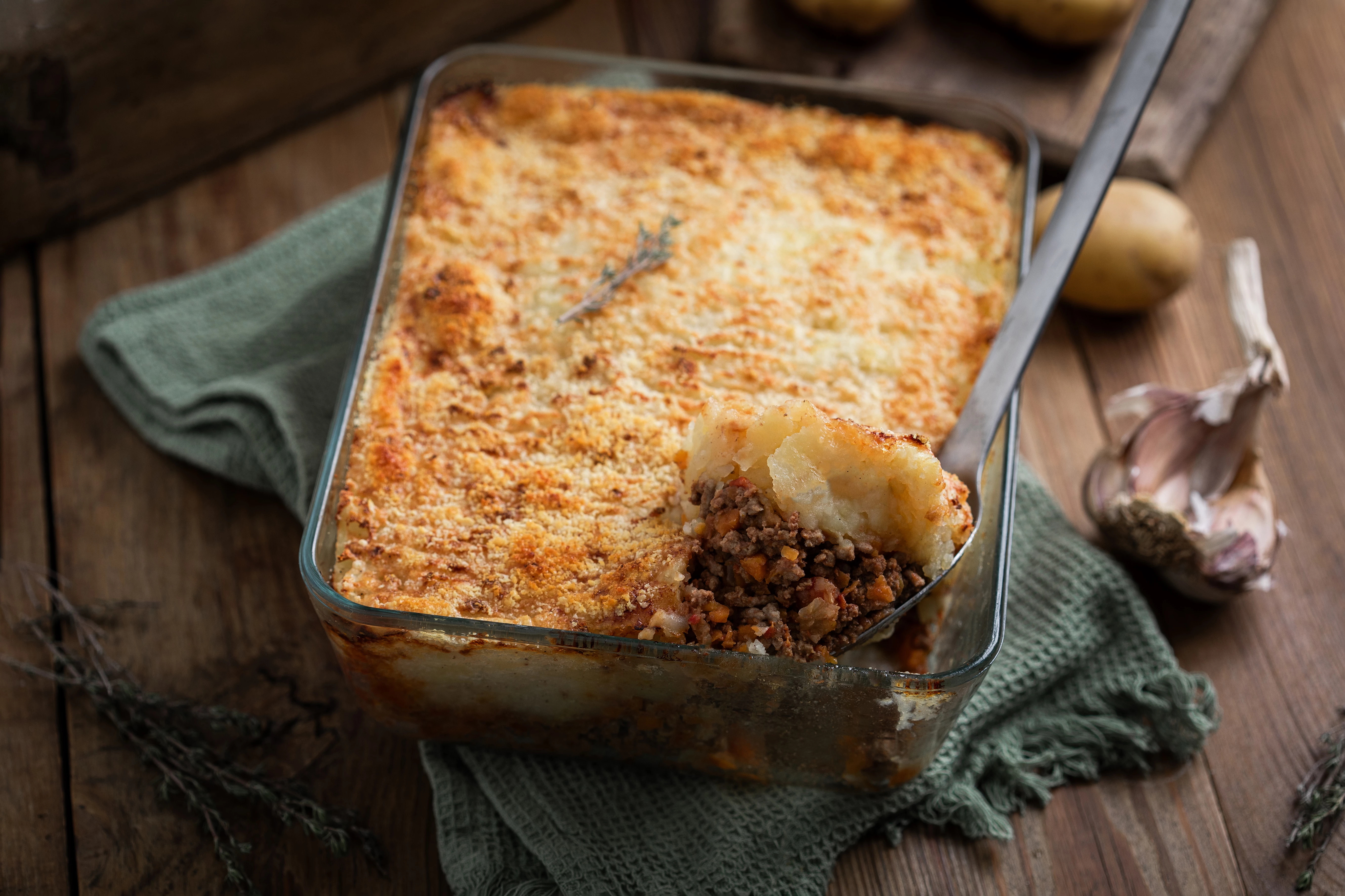 Shepherd's Pie from Leftover Roast Beef and Mashed Potatoes Recipe | Food Network UK