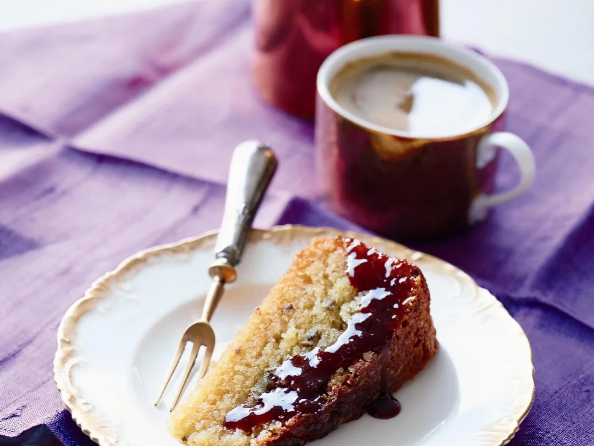 lavender orange cake