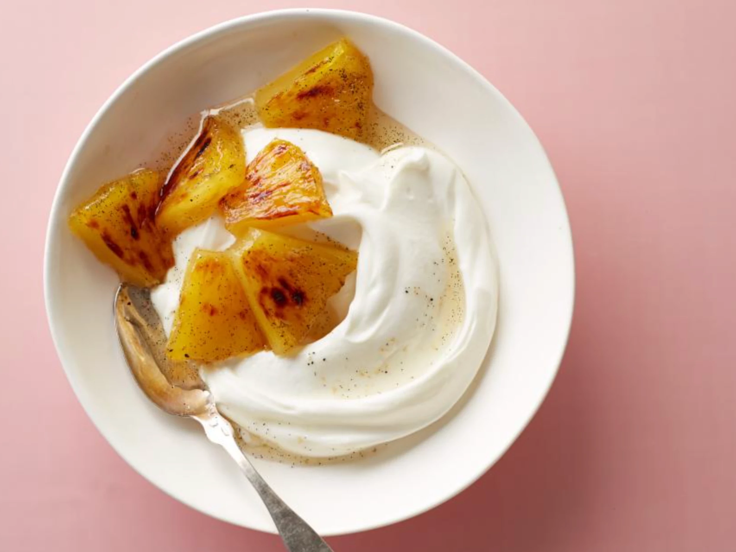 honey roasted pineapple