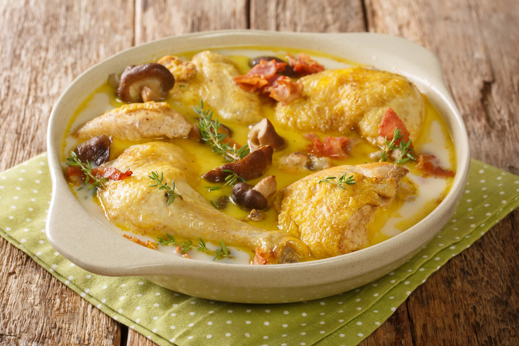 Peut On Préparer Un Coq Au Riesling La Veille Coq au Riesling Recipe | Food Network UK