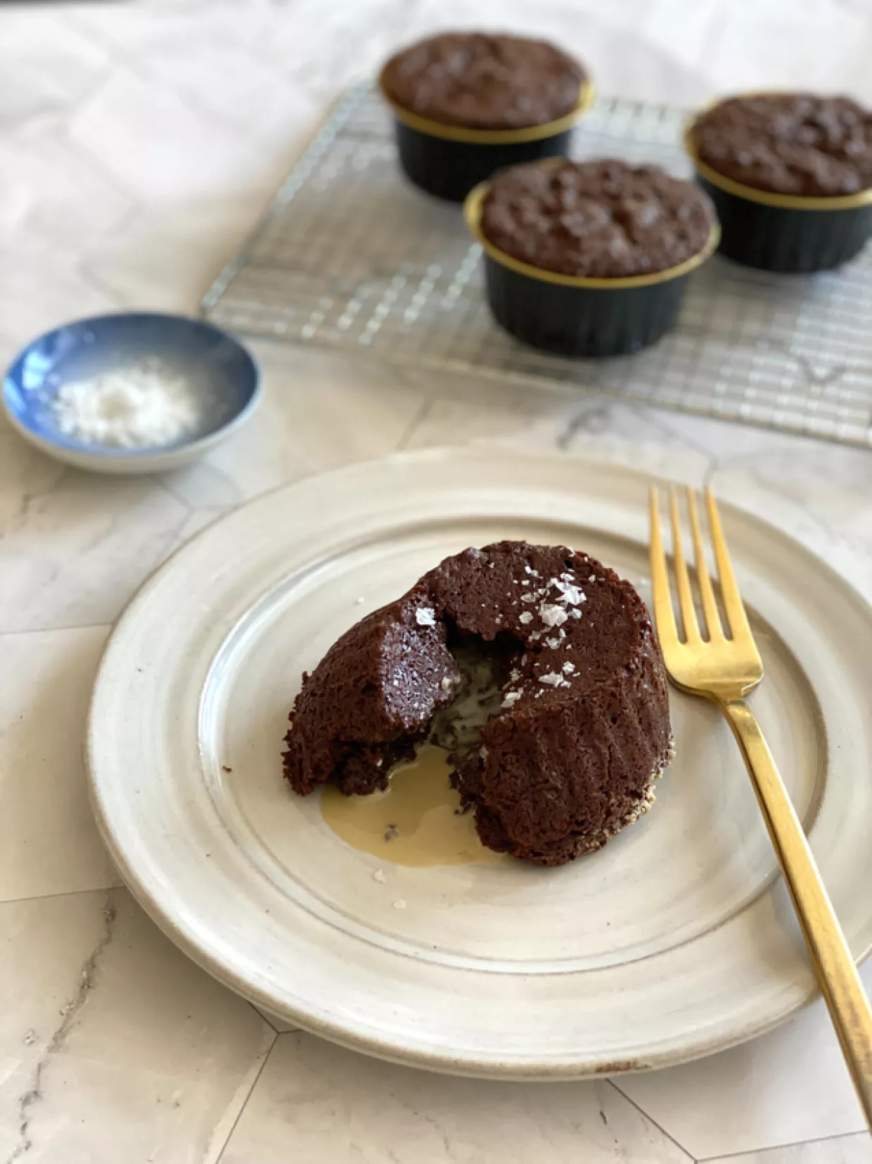Vegan Chocolate Lava Cakes Recipe | Food Network UK
