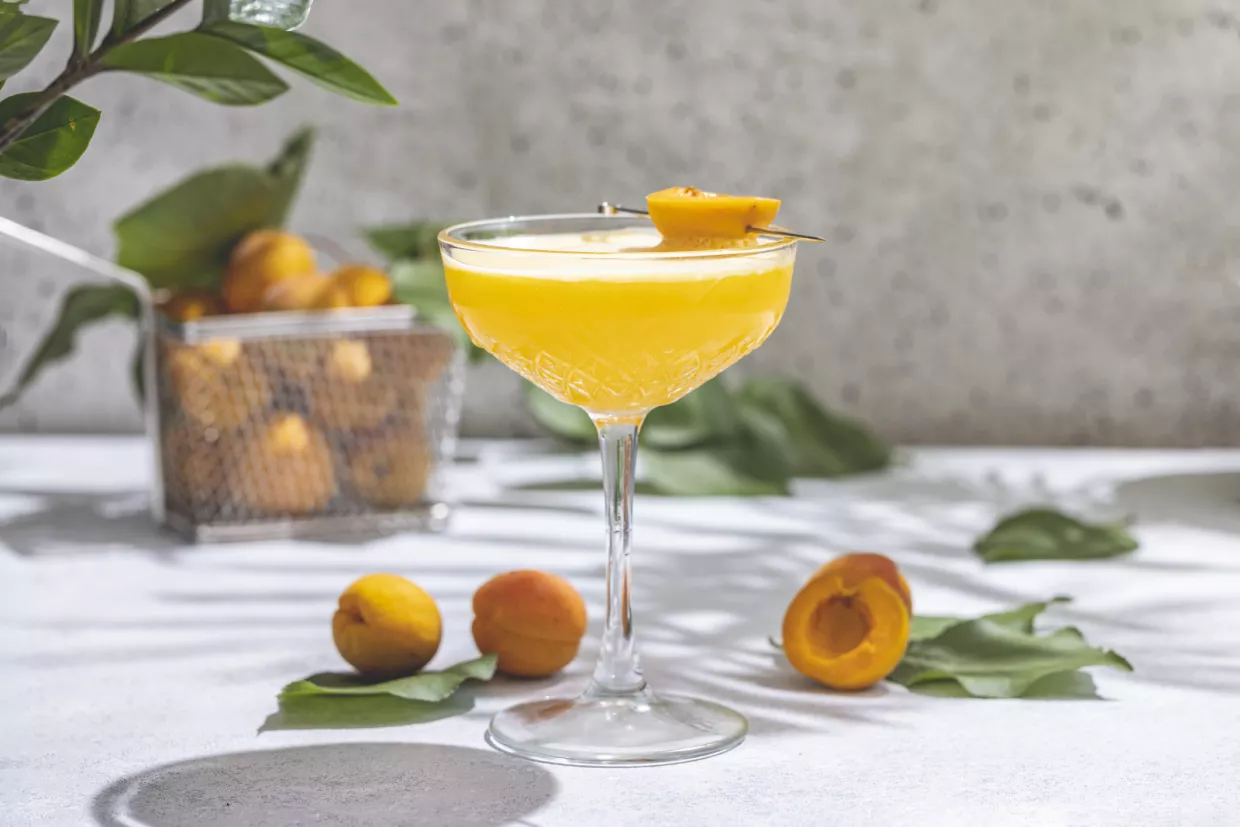 Apricot Vodka Martini Recipe | Food Network UK