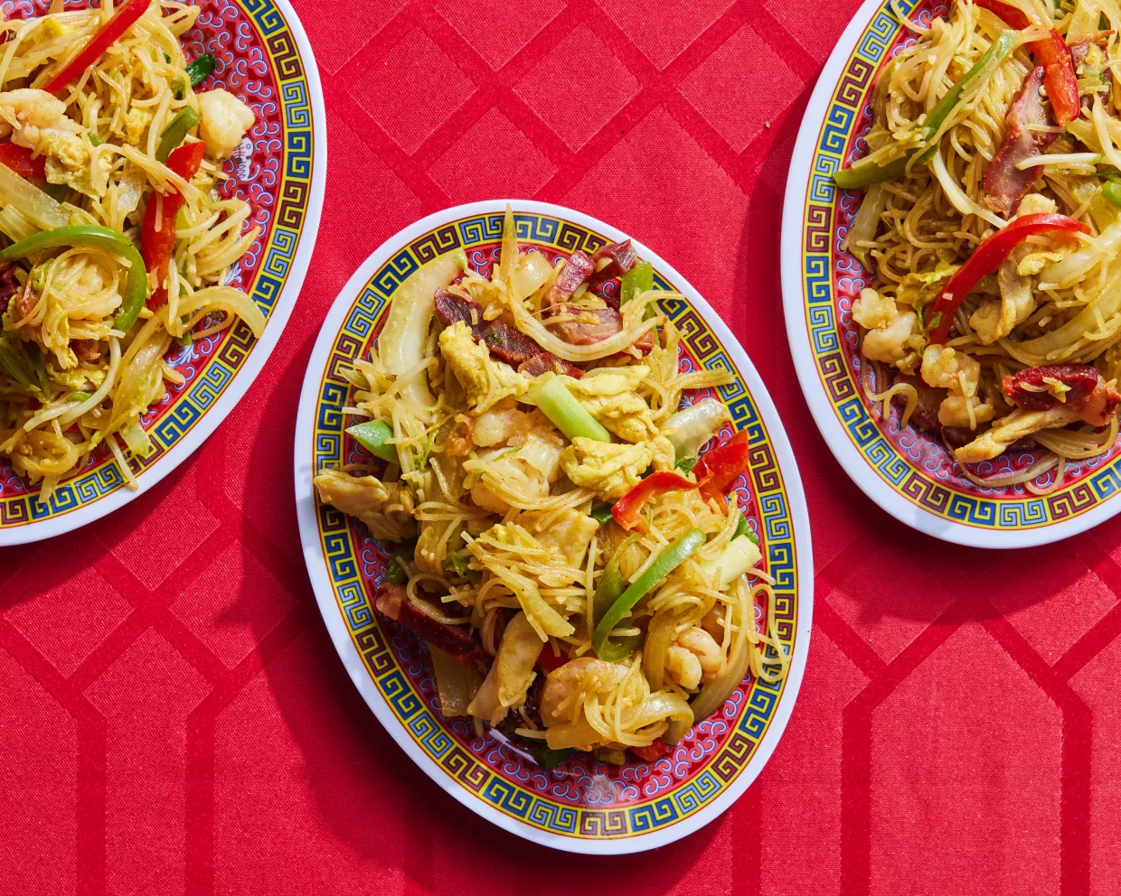 Singapore Mei Fun Recipe | Food Network UK