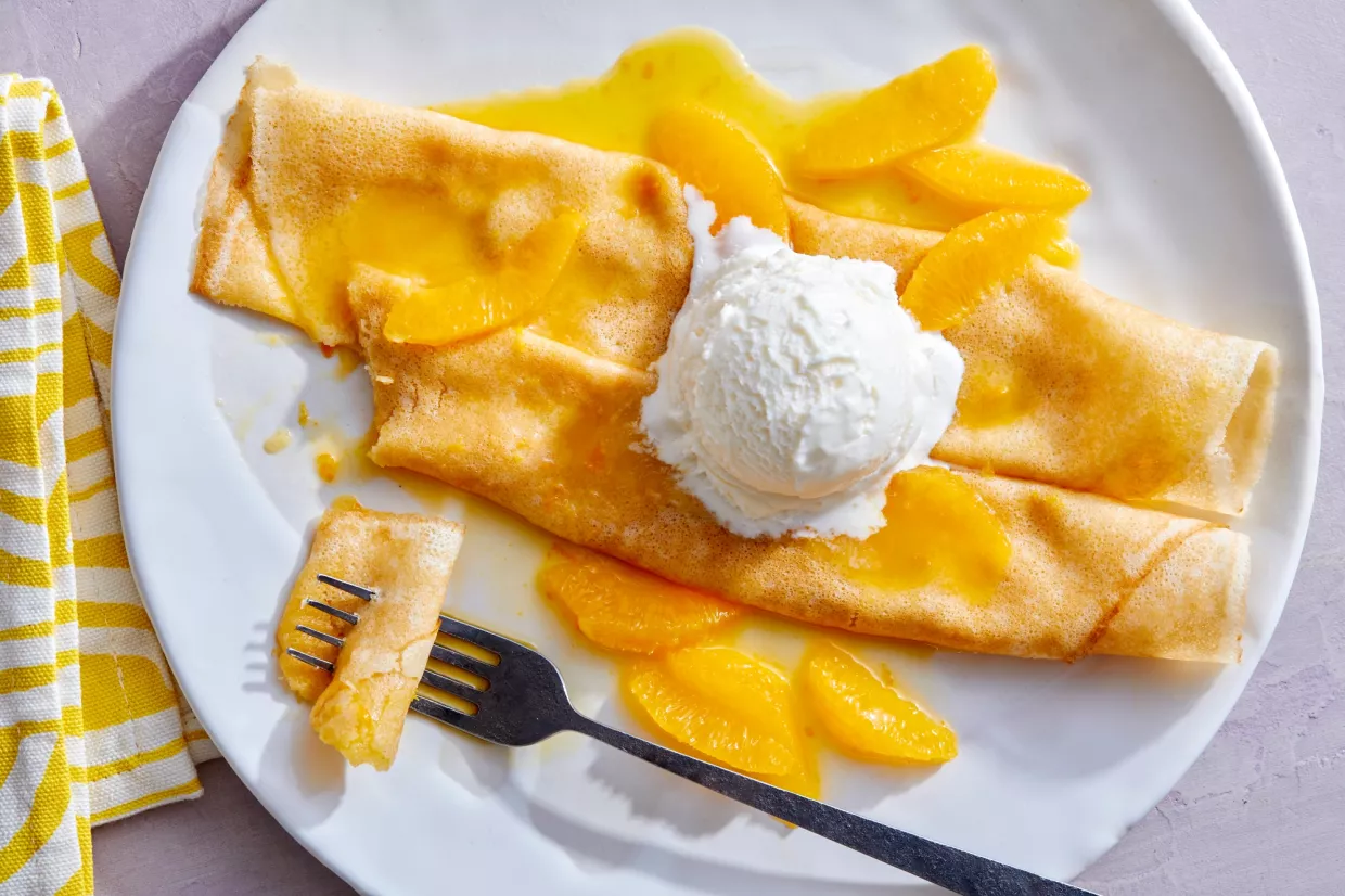 Crepes Suzette Recipe | Food Network UK