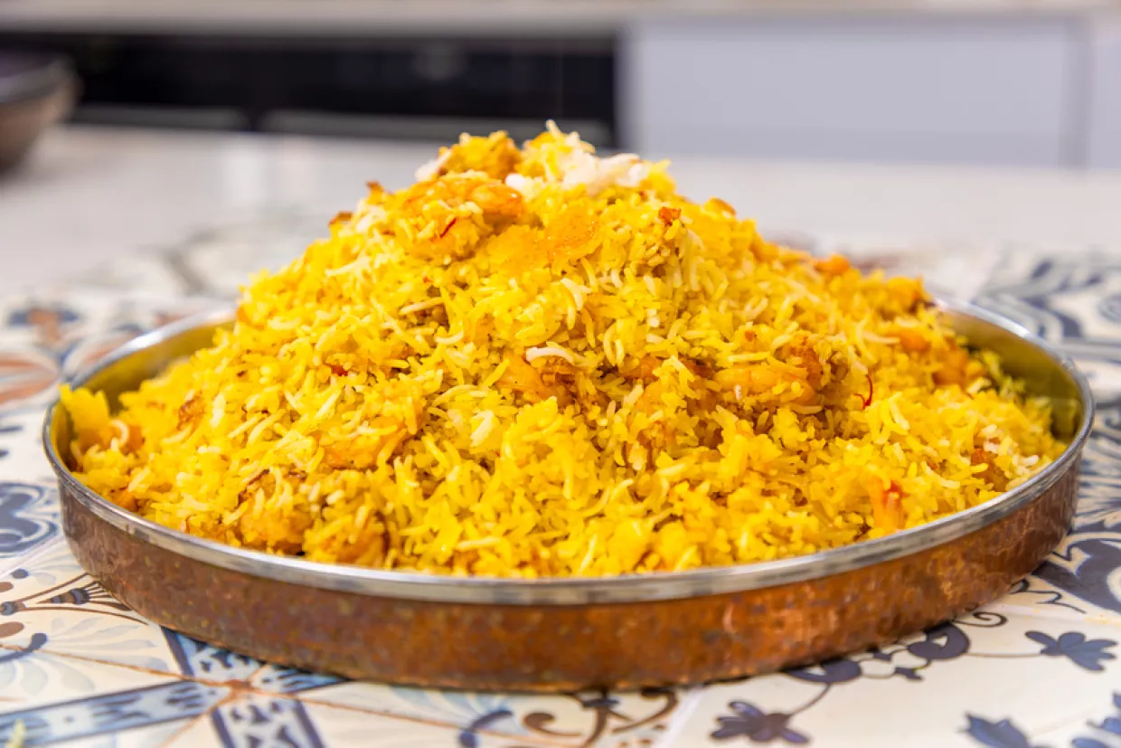 Asma Khan's Prawn Biryani Recipe | Food Network UK